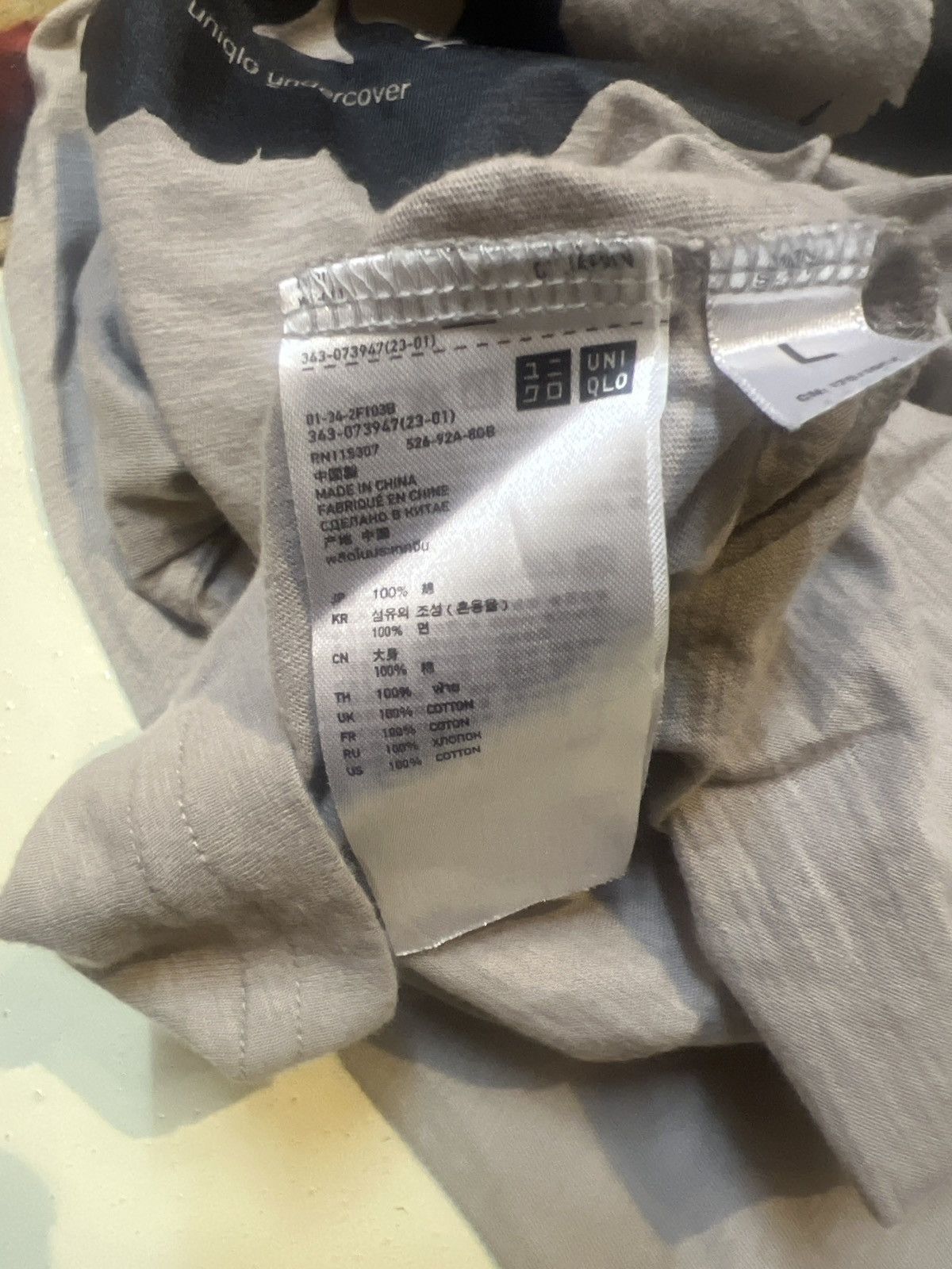 Japanese Brand × Jun Takahashi × Undercover Undercover x Uniqlo Skull Longsleeve Shirt Size US M / EU 48-50 / 2 - 8 Thumbnail