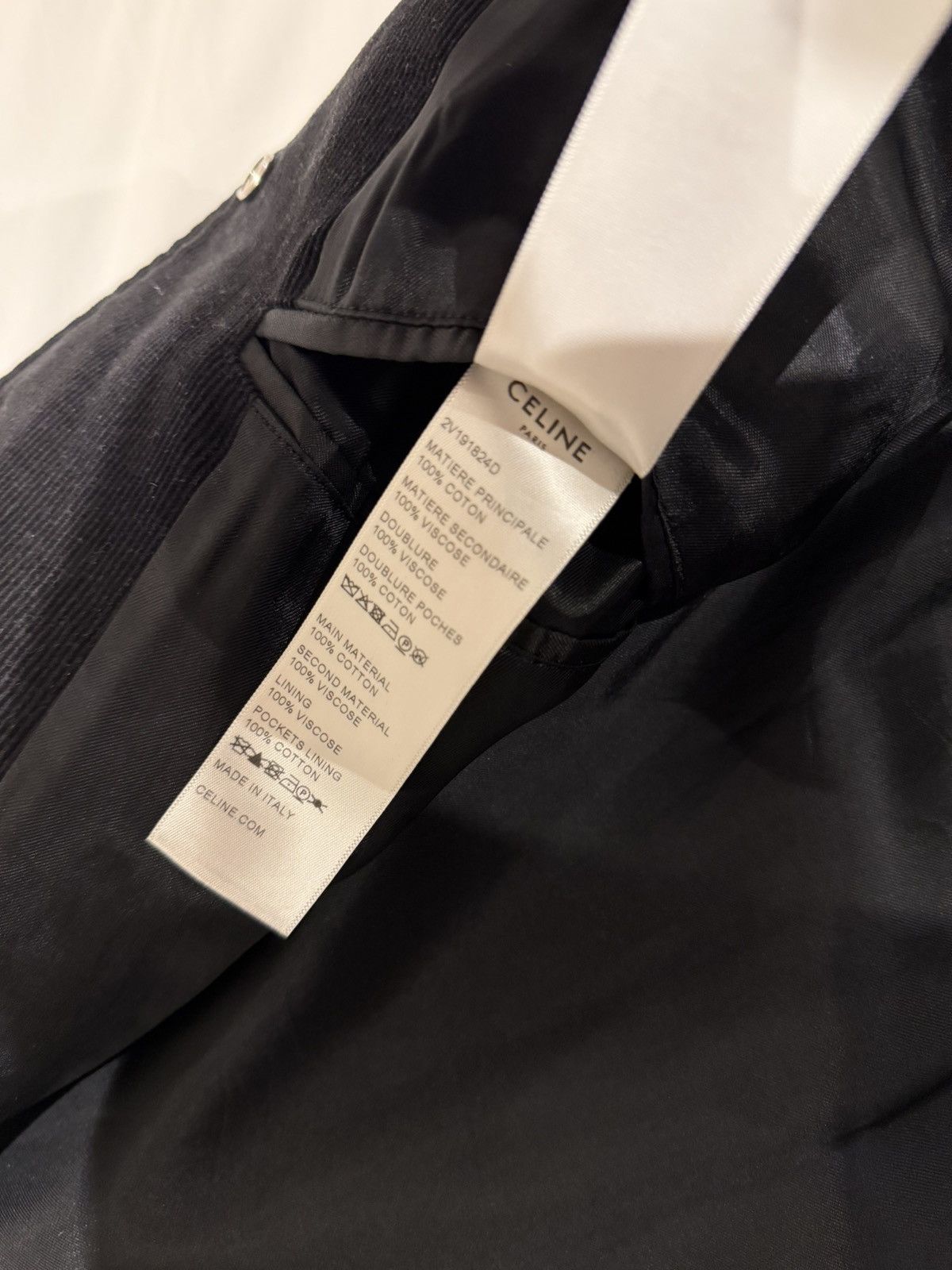 Celine Celine Teddy Jacket In Corduroy Size US XL / EU 56 / 4 - 4 Thumbnail