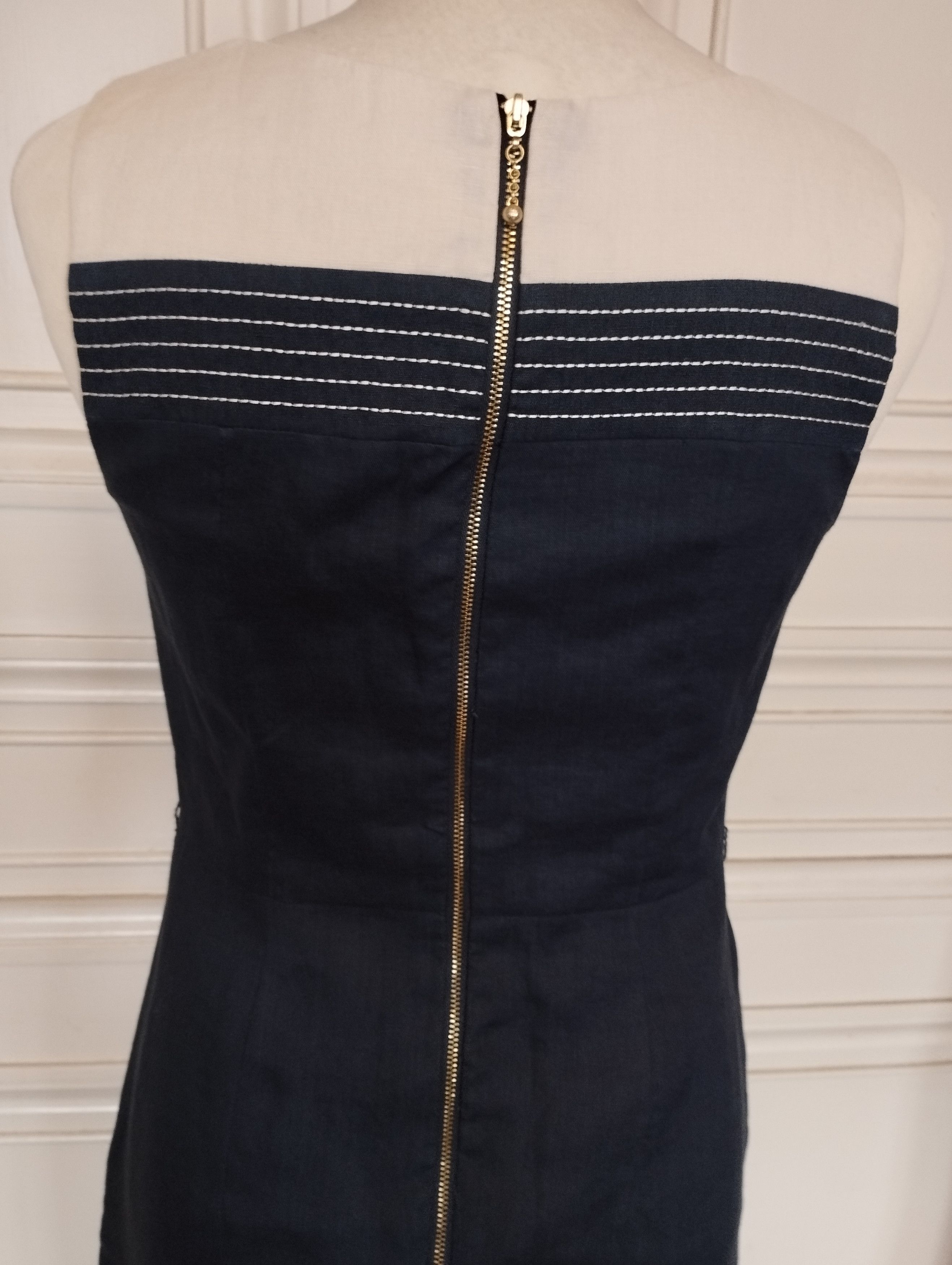 Designer René Derhy Robe Lin Fatalite Soirée Casual T XS Size XS / US 0-2 / IT 36-38 - 7 Thumbnail