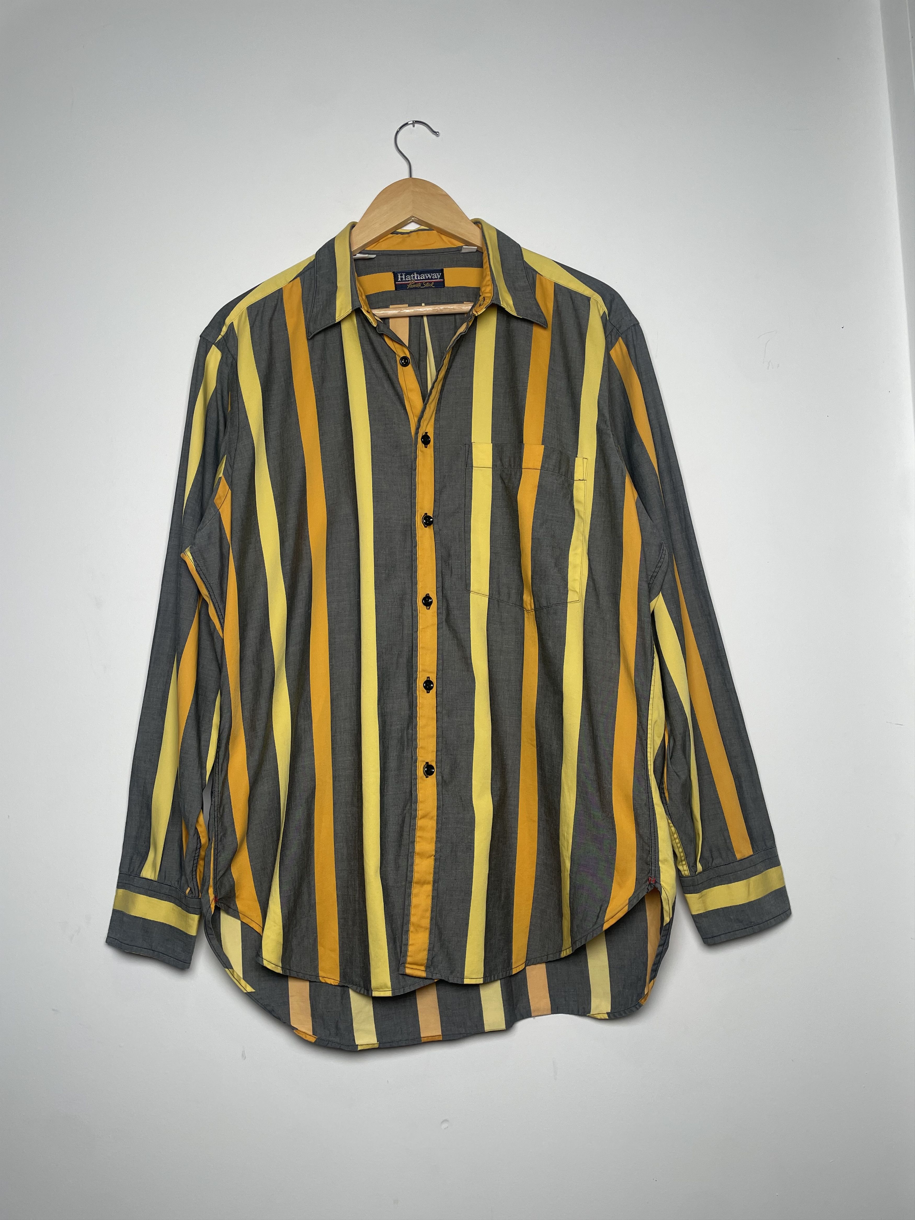 Other Hathaway Vintage Style Stripe Cotton Shirt L Size US L / EU 52-54 / 3 - 1 Thumbnail