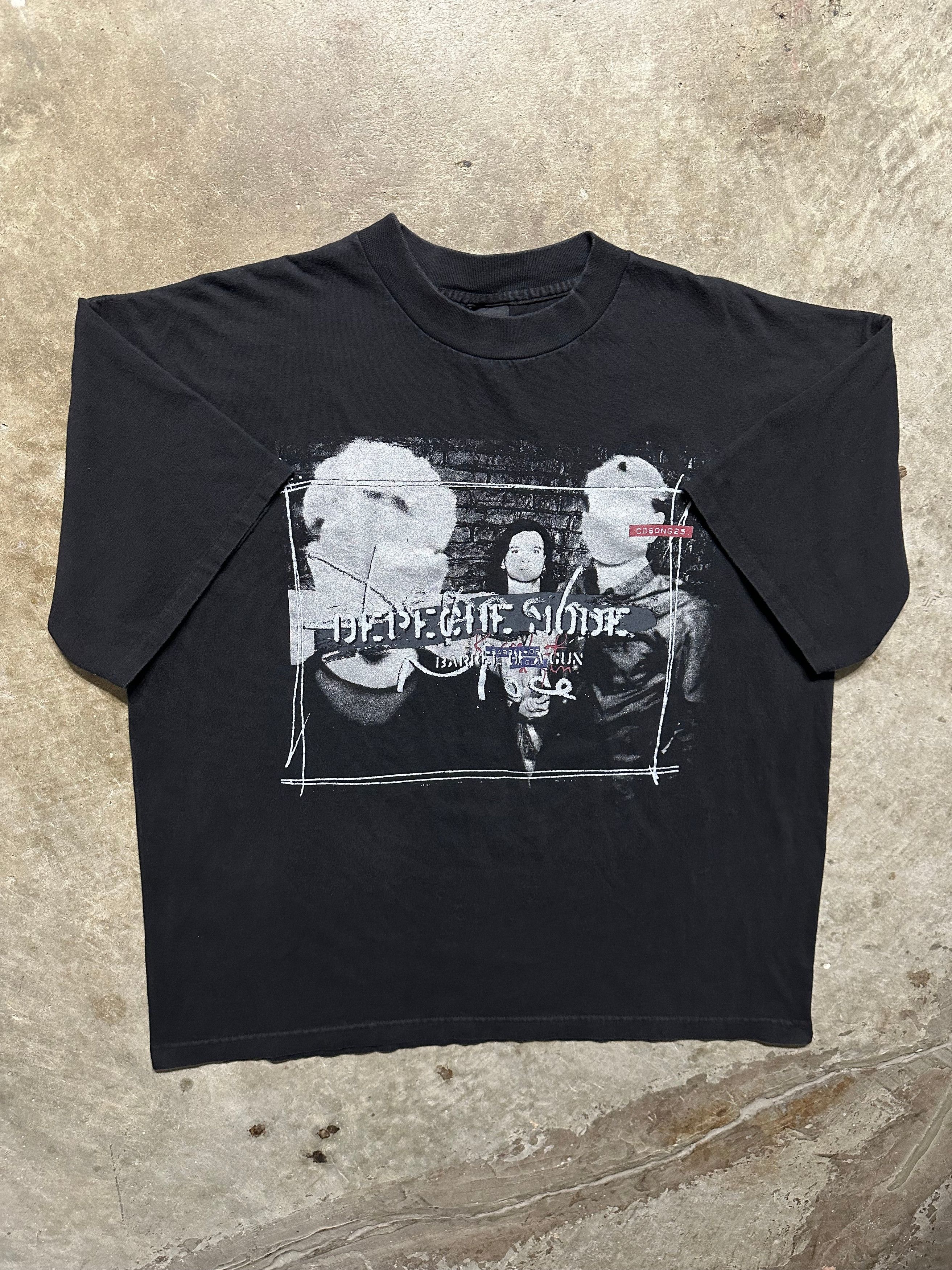 image of Band Tees x Vintage Depeche Mode 1997 Barrel Of A Gun English Band Tee in Black, Men's (Size XL)