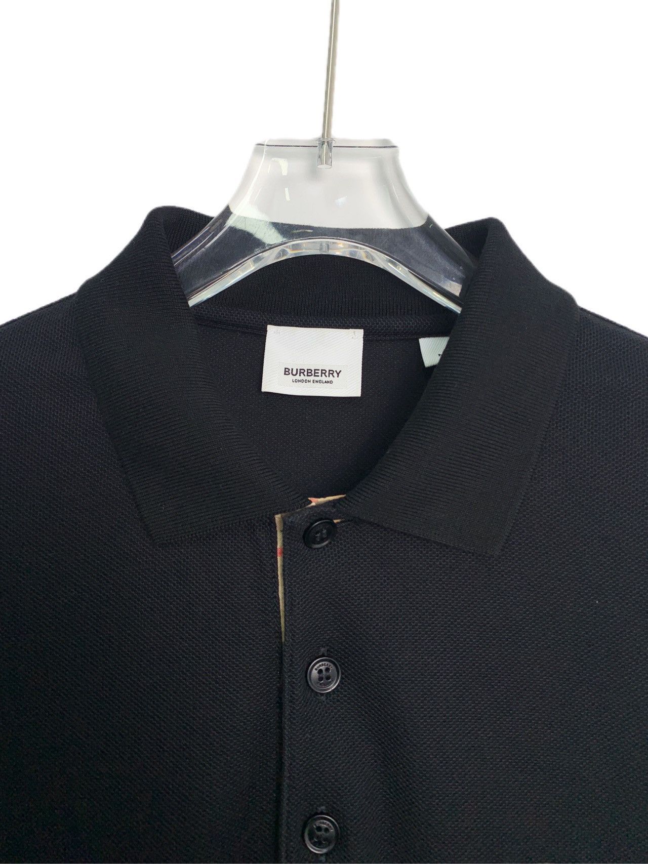 Burberry Burberry Bbr Black Cotton Long Sleeve Shirt Size US M / EU 48-50 / 2 - 3 Thumbnail