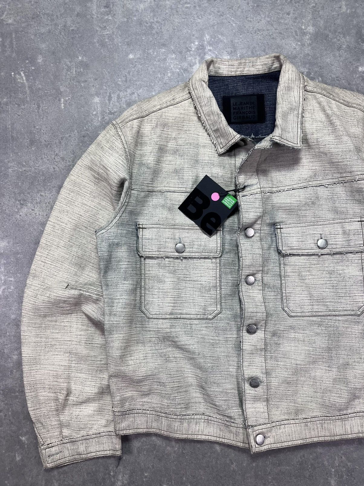 00s Marithe + Francois Girbaud Coated Denim Jacket 52 Waxed