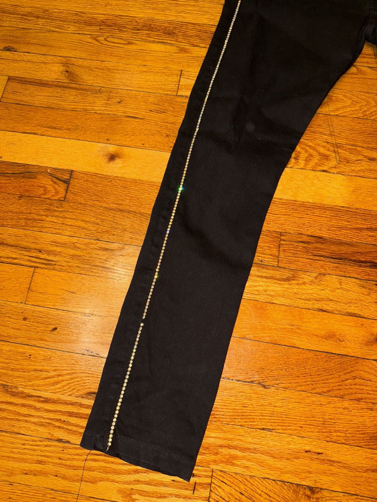Amiri Amiri Mx1 Crystal Track Jeans VVS Size 38 Size US 38 / EU 54 - 4 Thumbnail