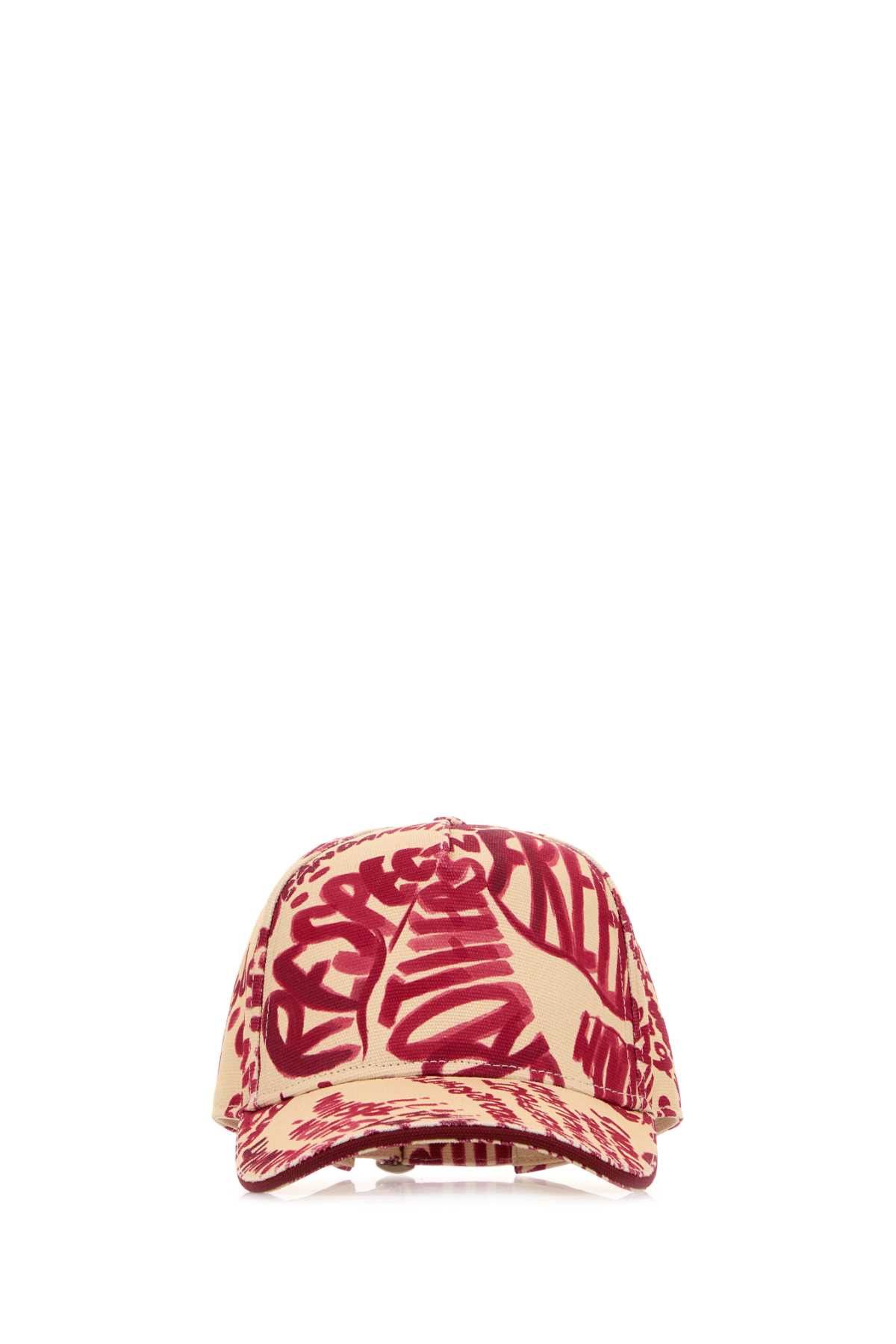 Dsquared2 Printed Denim Rebel Hibiscus Baseball Cap Size ONE SIZE - 1 Thumbnail