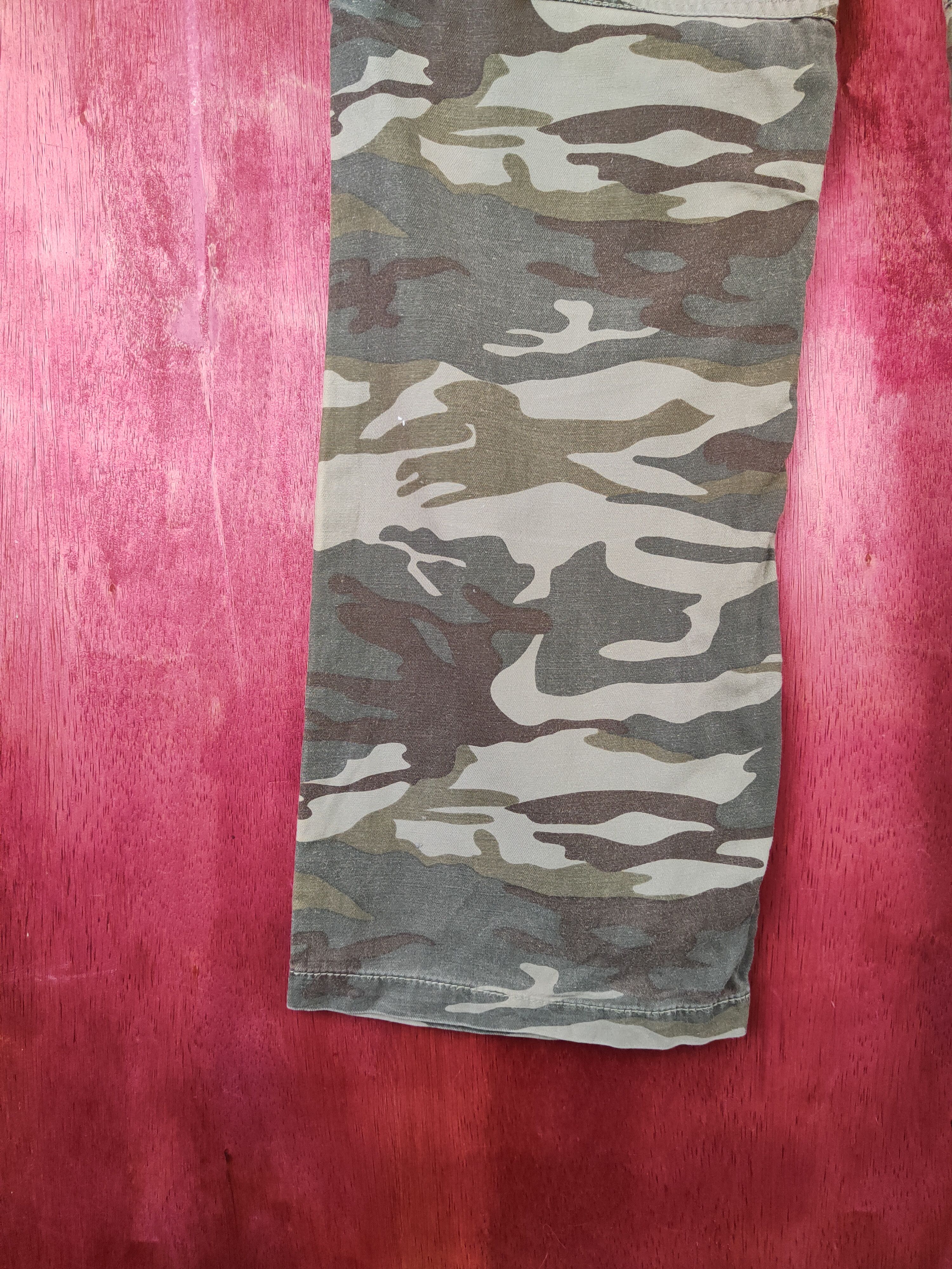 Japanese Brand DL C.o.l.z.a Camo military tactical Cargo Pants #S1503 Size 29" - 9 Thumbnail