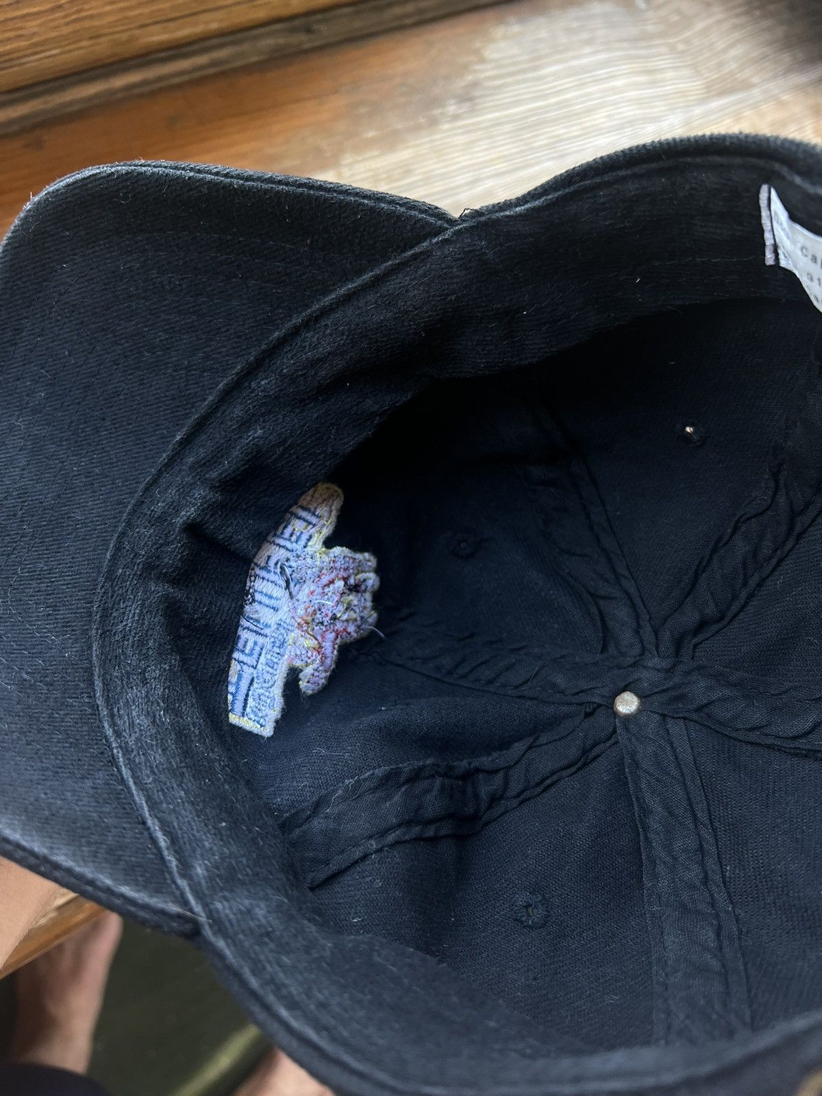 Vintage Vintage 90s Hat Kuchen Teufel Hunden Graphic Cap Black Size ONE SIZE - 20 Thumbnail