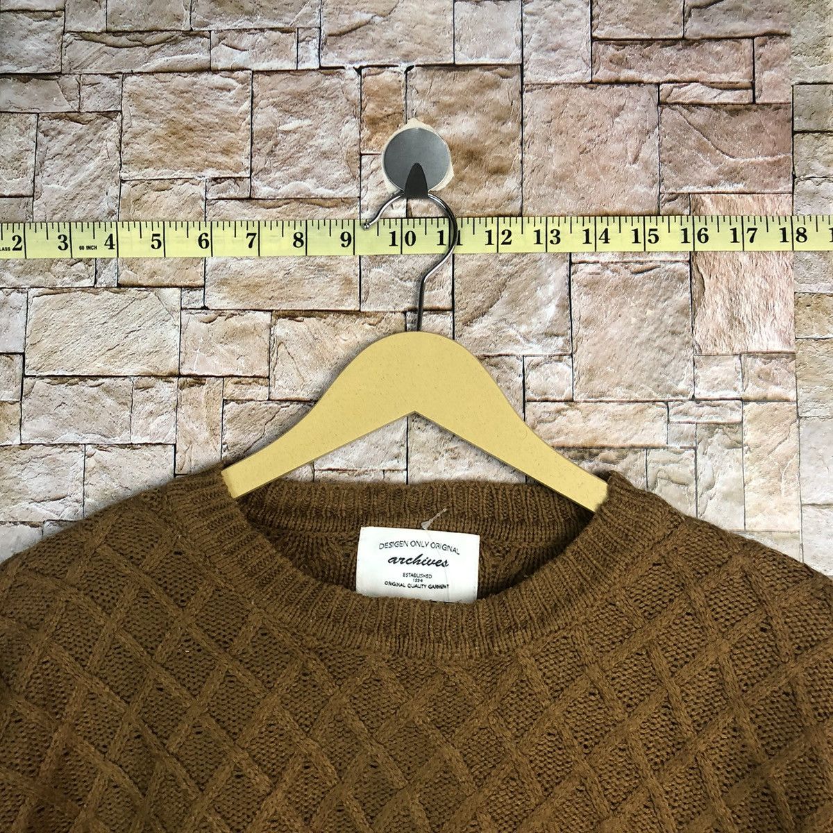 Vintage Archives Brown vintage Knitwear #A764 Size M / US 6-8 / IT 42-44 - 4 Thumbnail