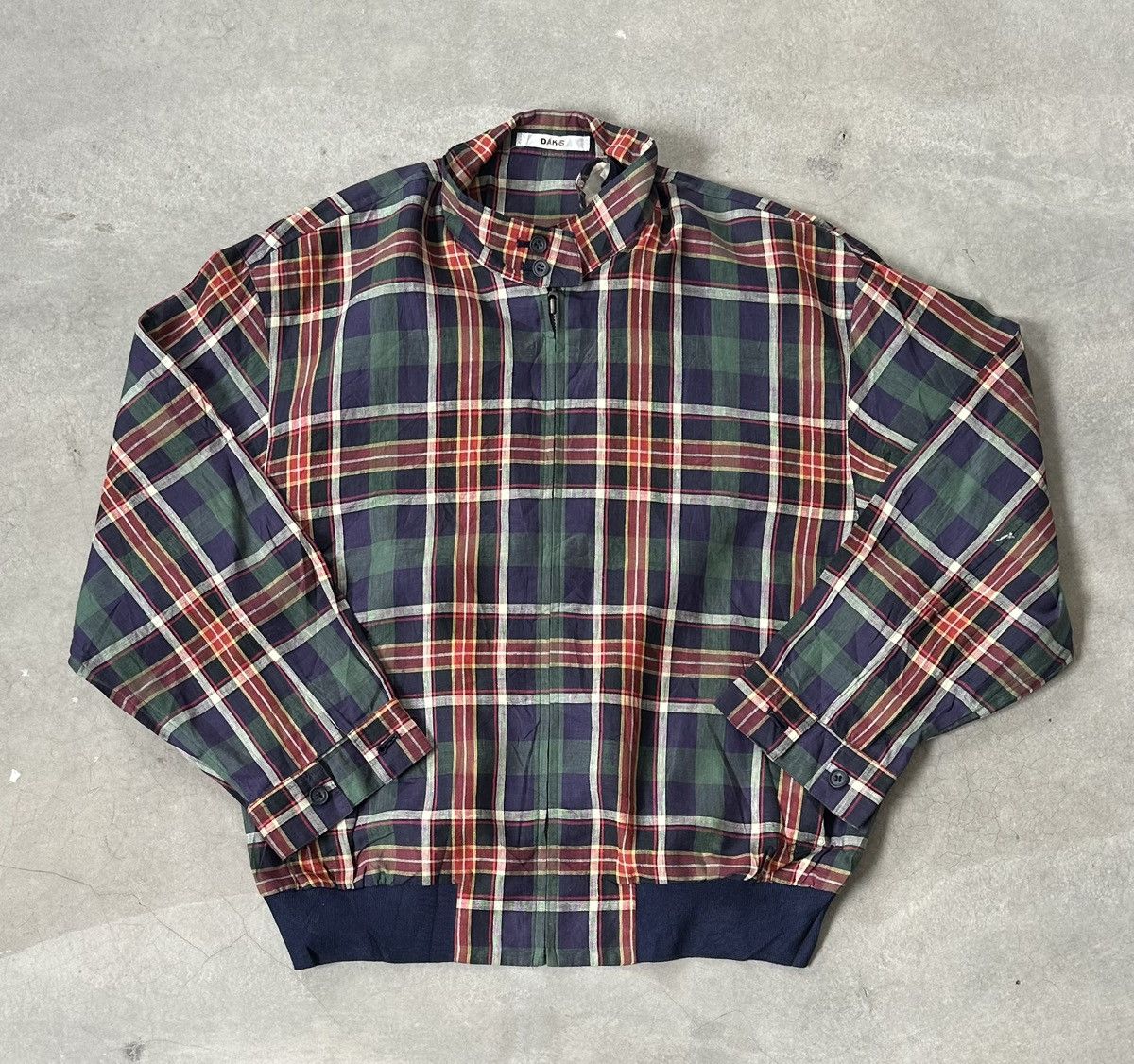 DAKS VINTAGE DAKS ENGLAND CHECKERED BOMBER JACKET Size US M / EU 48-50 / 2 - 1 Thumbnail