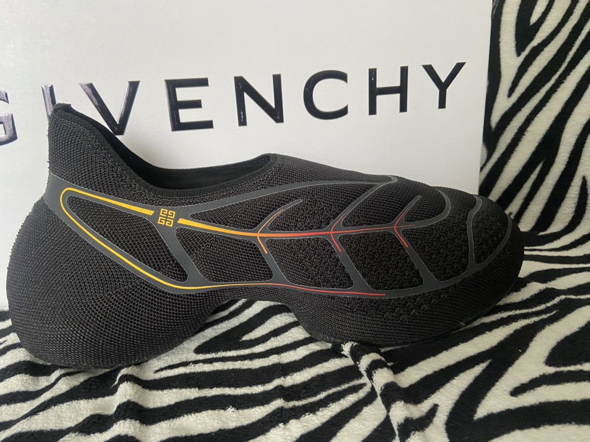 Givenchy Givenchy TK-360 Slip-On Sneakers — Black / Red & Yellow Size US 7 / IT 37 - 3 Thumbnail