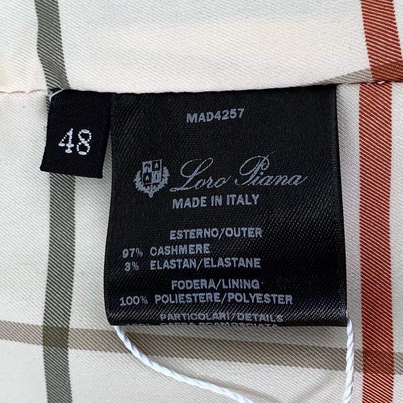 Loro Piana Loro Piana Gray cashmere lapel long-sleeved suit jacket 250 Size US M / EU 48-50 / 2 - 6 Thumbnail