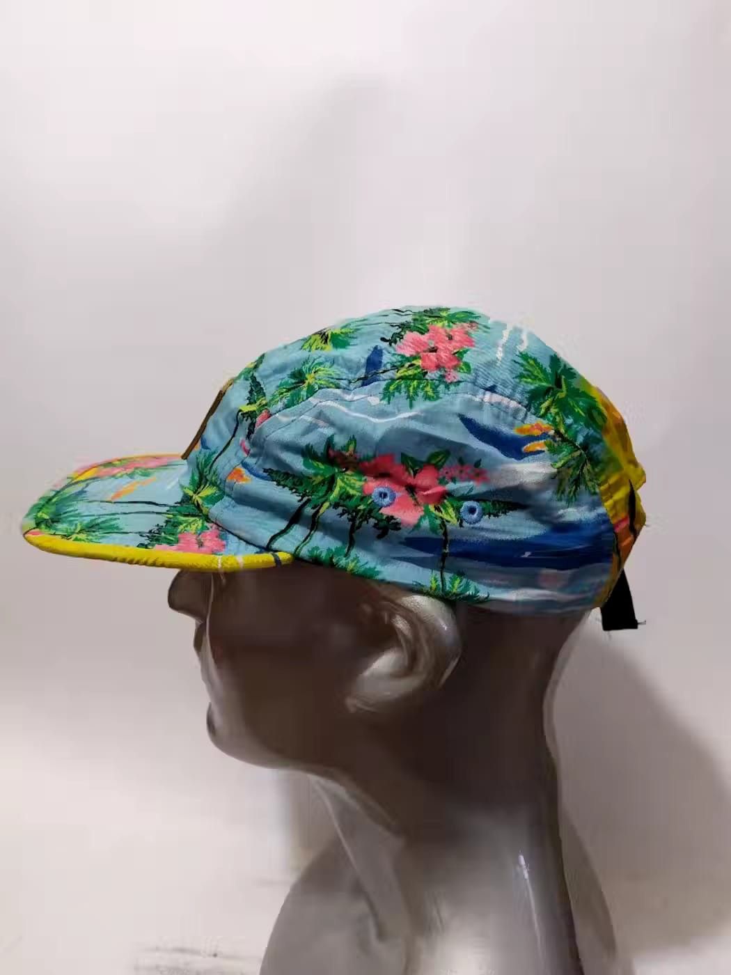 Other Black Pyramid Fullprint Floral 5 Panel Hats Size ONE SIZE - 3 Thumbnail
