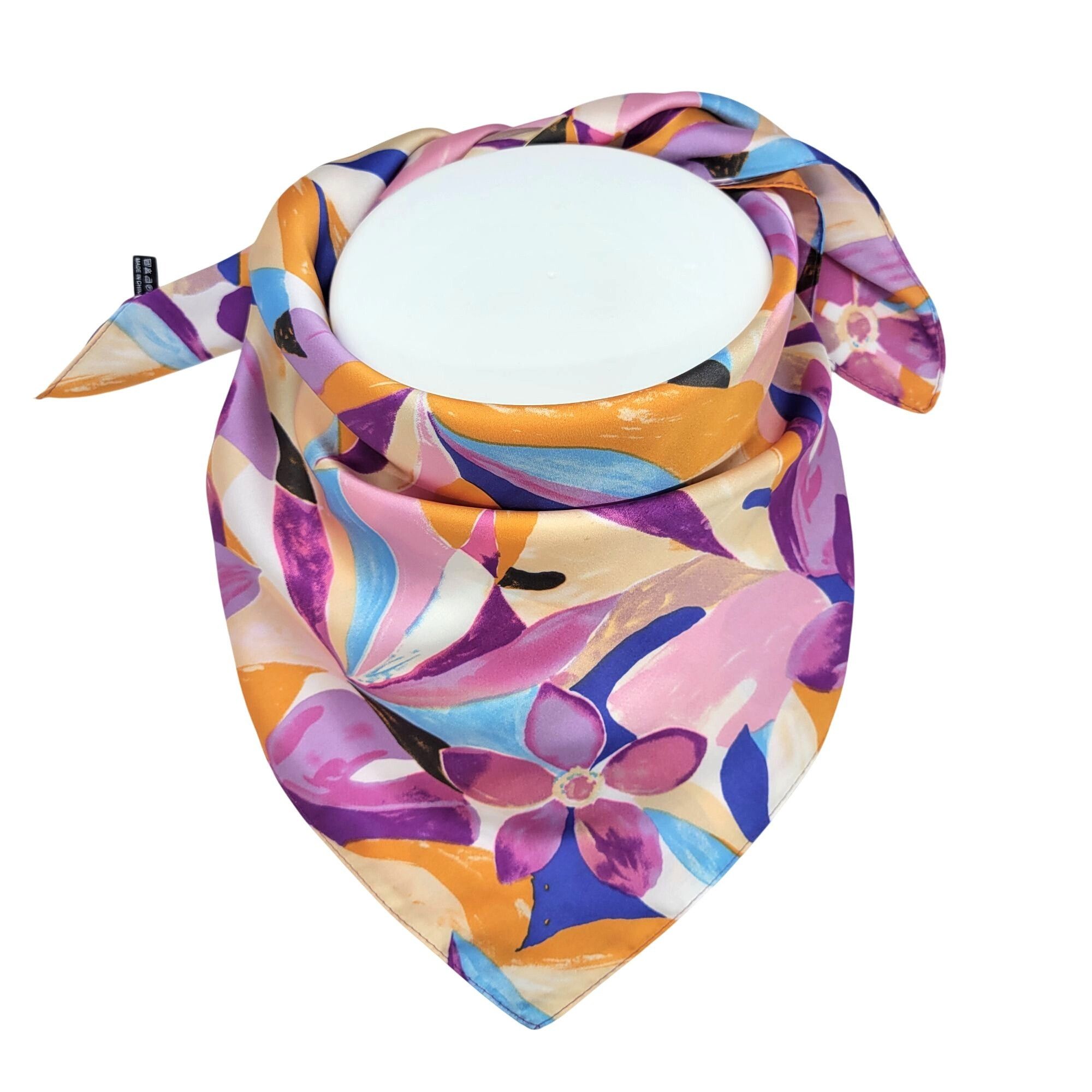 Other ⭐New Elegant Silky Scarf Bandana Handkerchief Luxury Soft A Size ONE SIZE - 3 Thumbnail