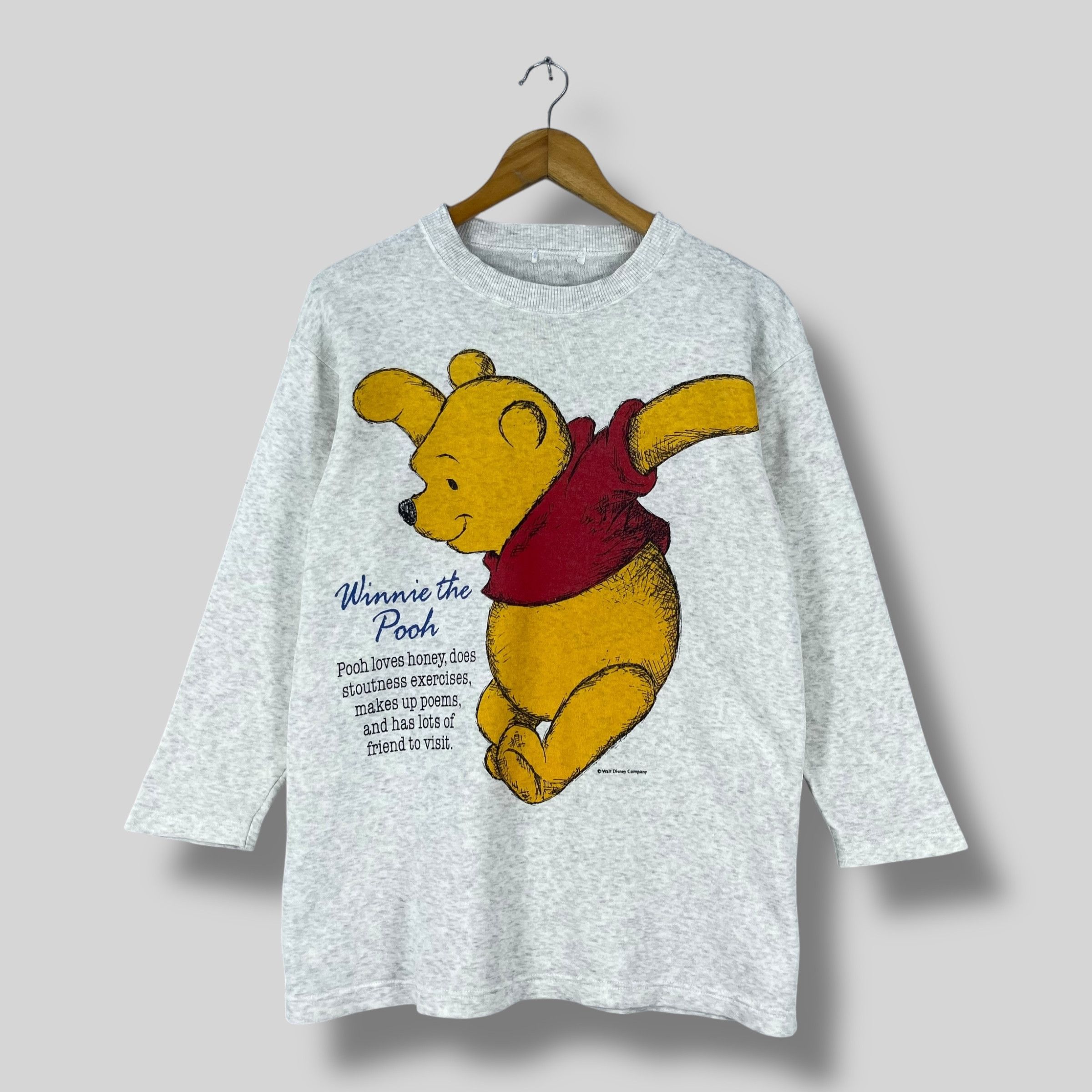 Disney Vintage 90s Disney WINNIE THE POOH Cartoon Sweater Size US M / EU 48-50 / 2 - 1 Thumbnail