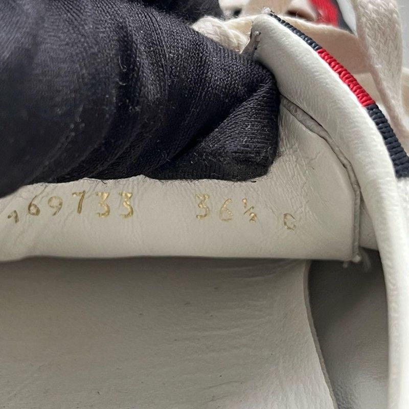 Gucci Gucci Red Blue Web Double G Sneakers Size US 6.5 / EU 39-40 - 6 Thumbnail