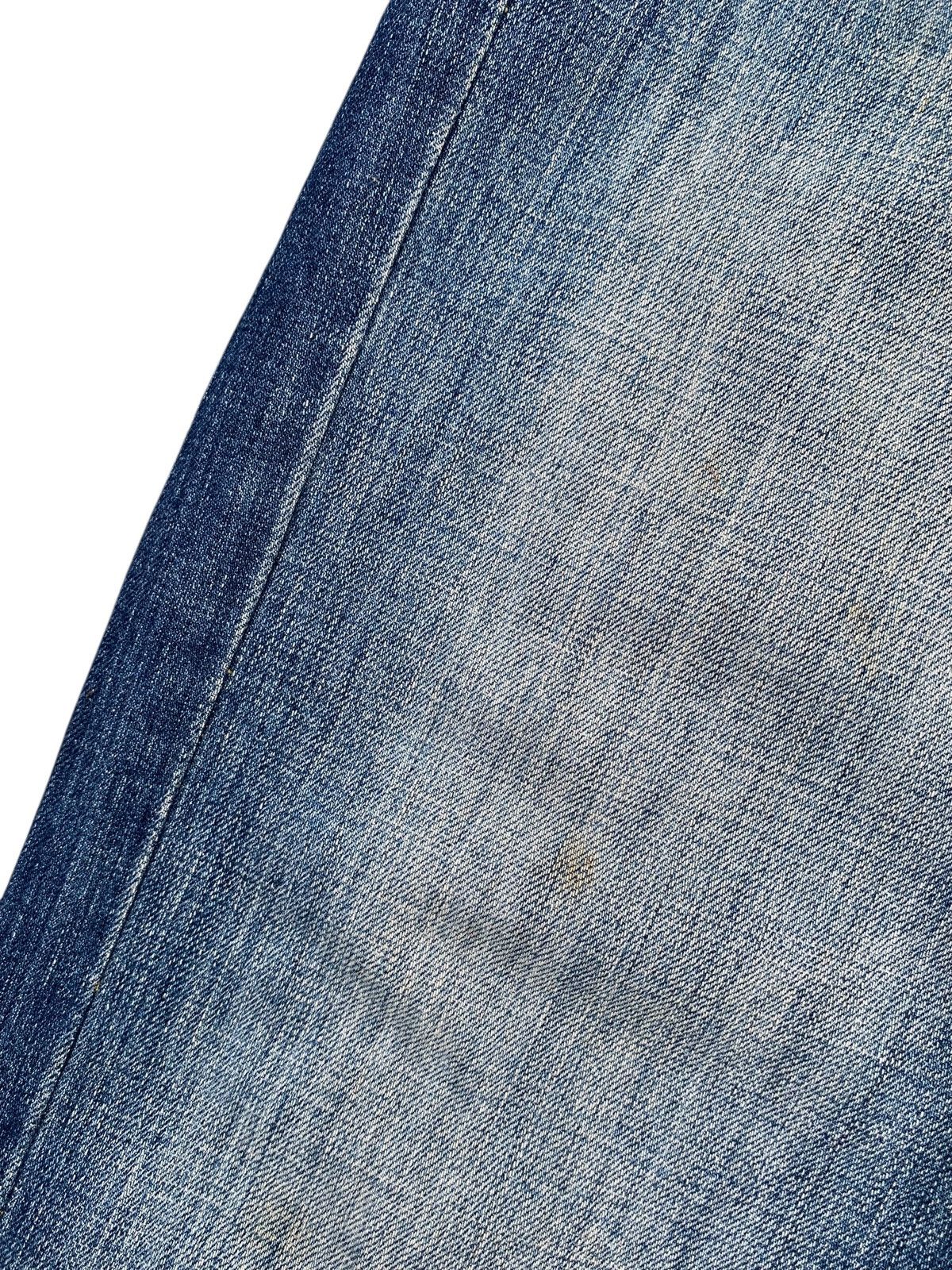 semanticdesign FLARE SEMANTIC DESIGN RUSTY JAPANESE DISTRESSED DENIM Size US 31 - 16 Thumbnail