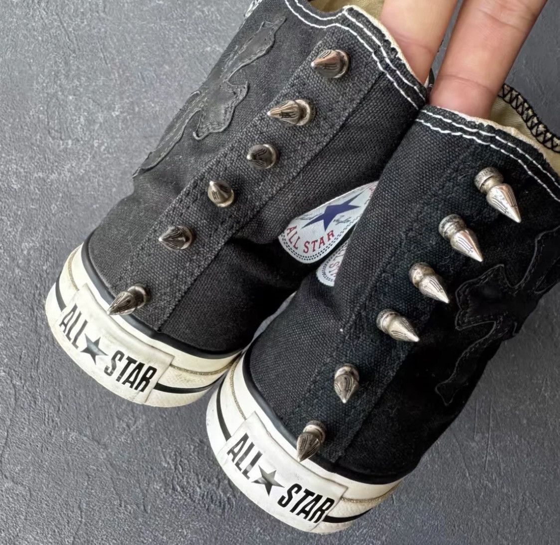 Chrome Hearts Chrome Hearts Spike + Patch Converse Size US 8 / EU 41 - 8 Thumbnail