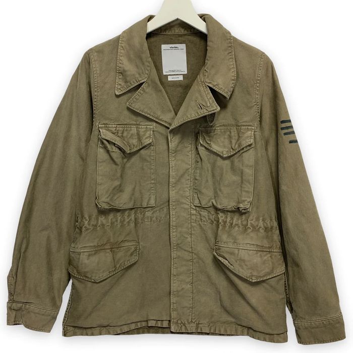 Visvim VISVIM 15SS ACHSE JACKET DMGD CHINO OLIVE | Grailed