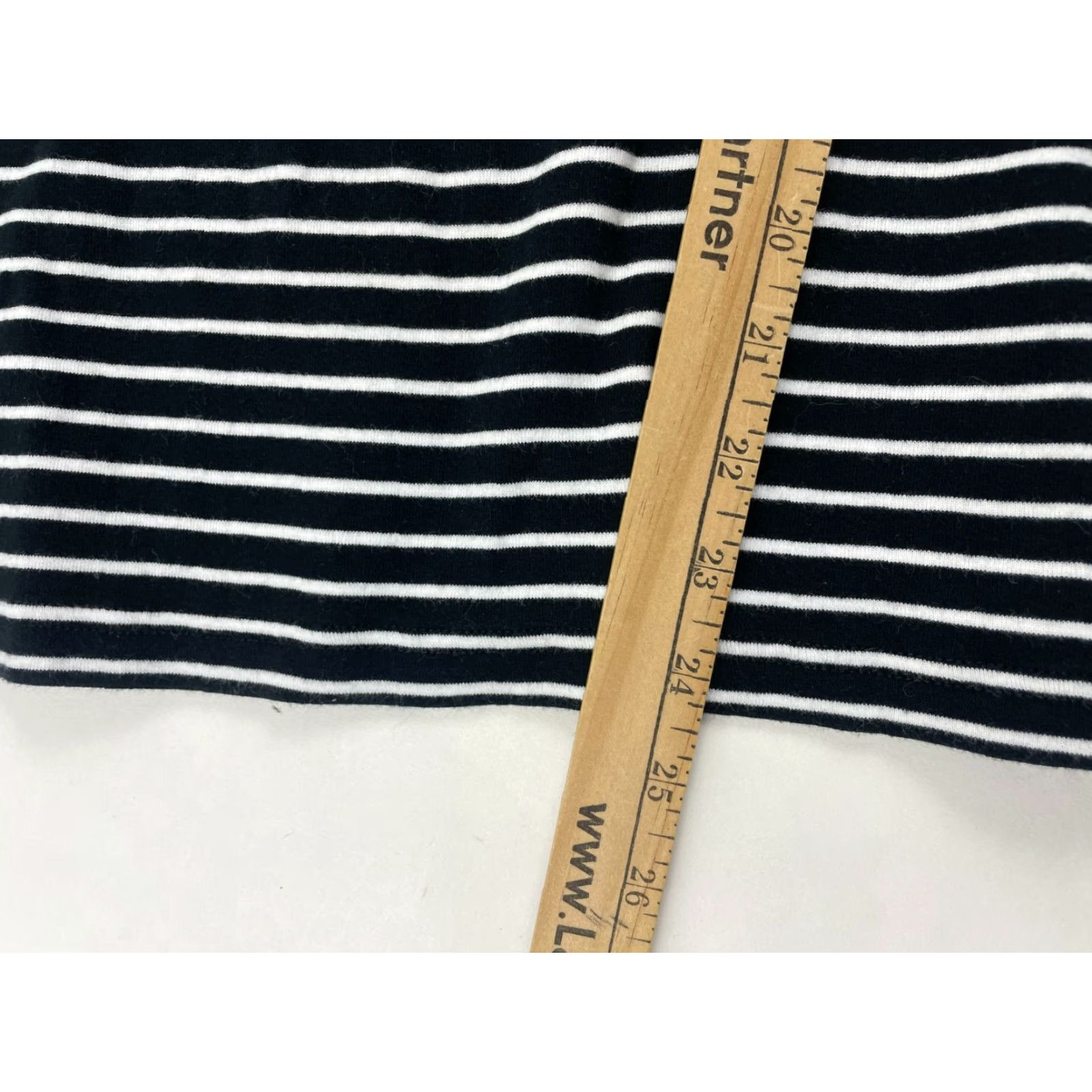 Chaps Chaps Shirt Women's XL Navy Blue White Striped Boat Neck Long Sleeve T-Shirt Shirt Casual Womens Size XL / US 12-14 / IT 48-50 - 7 Thumbnail