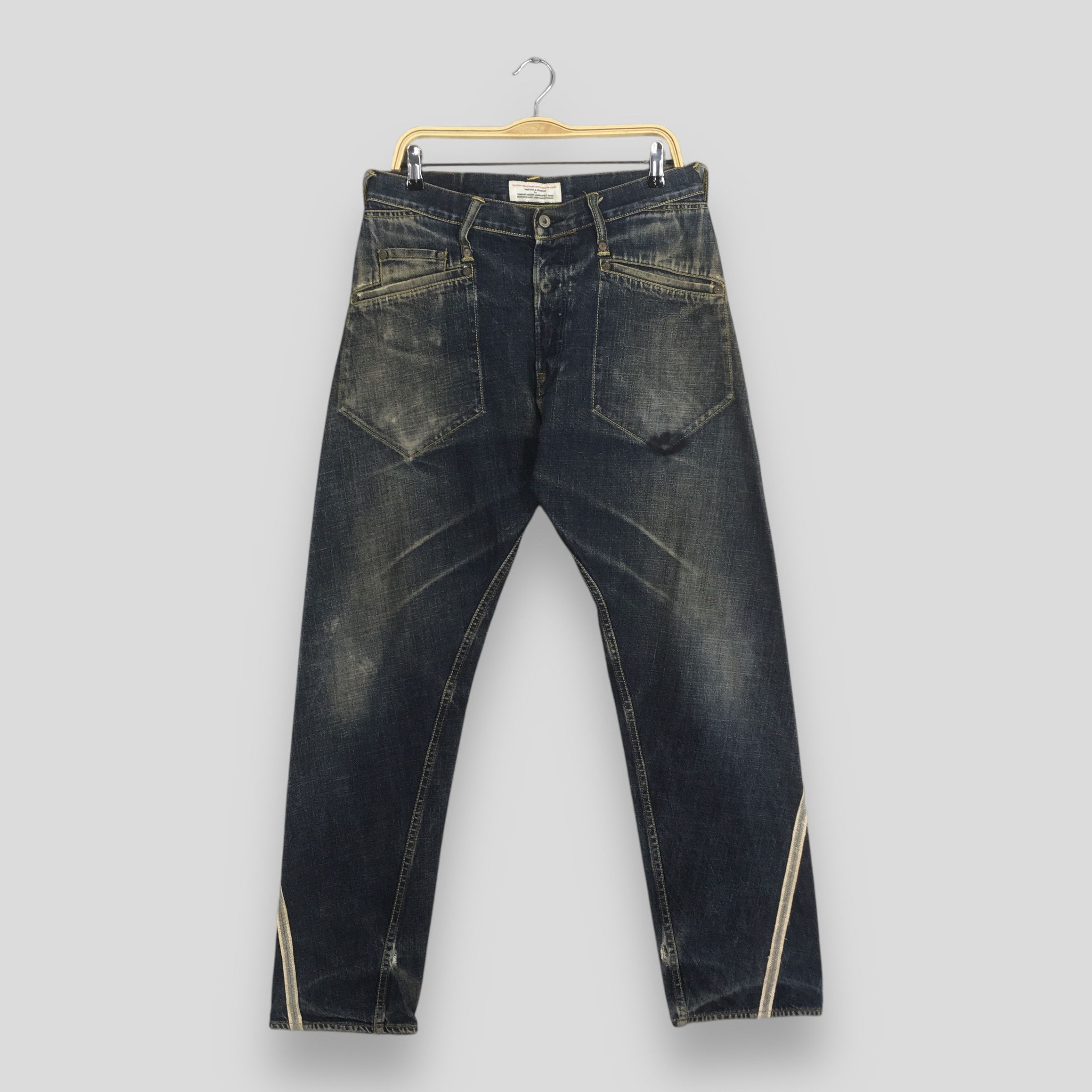 初期　evisu yamane RARE Vintage Evisu Yamane Big Daicock Evisu Distressed Jean