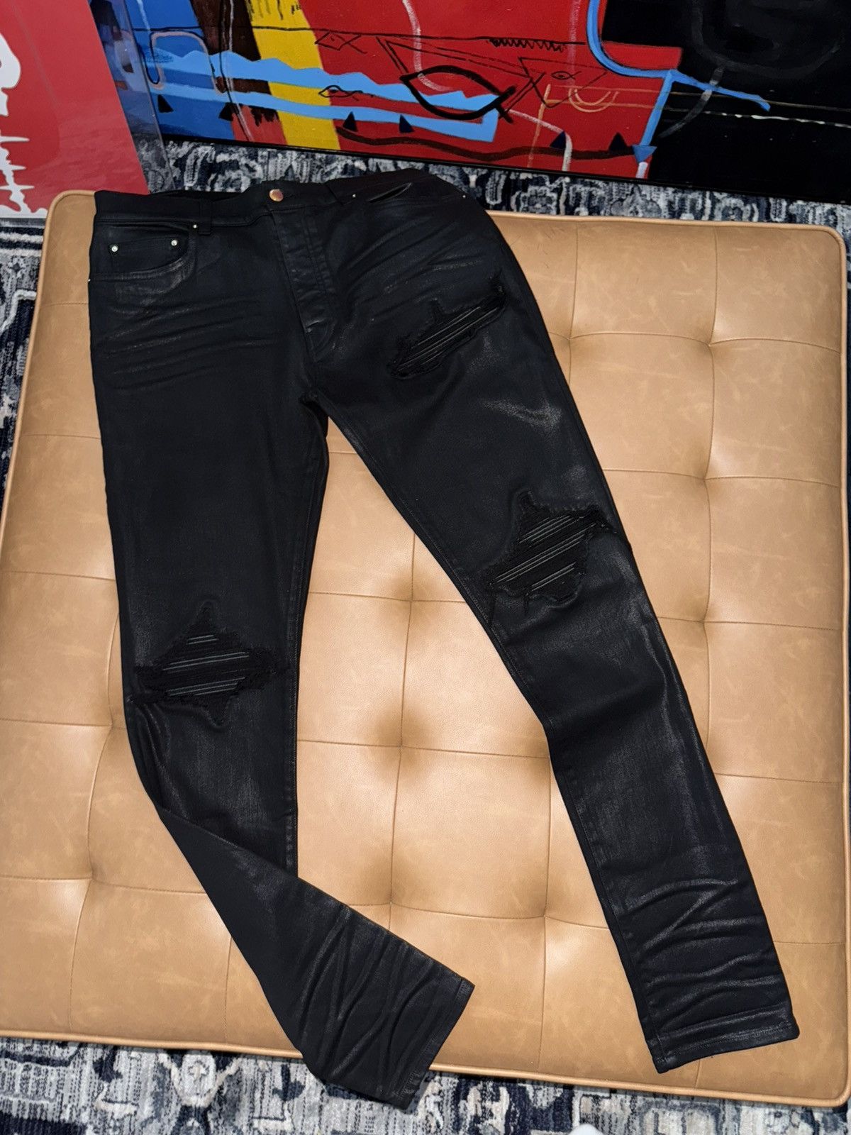 Amiri wax mx1 jeans