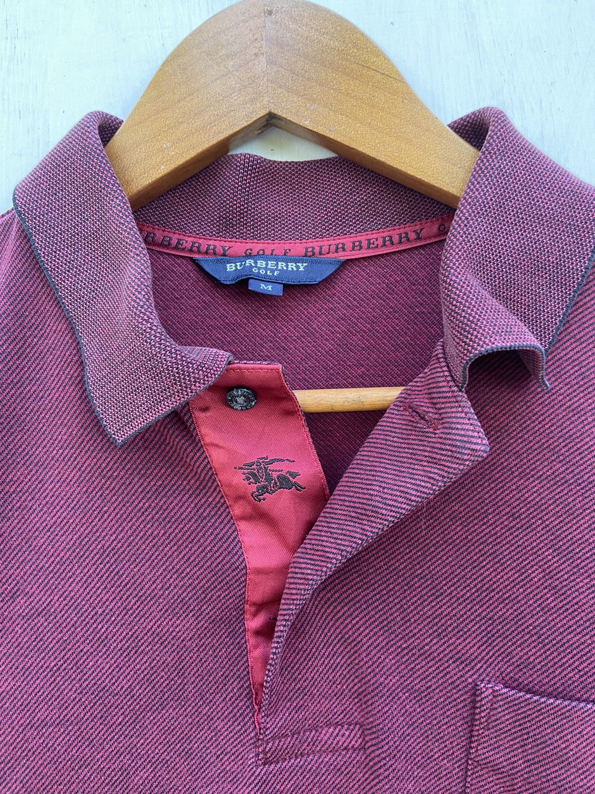 Burberry 🔥 Burberry Golf polo t shirt long sleeve Size US M / EU 48-50 / 2 - 4 Thumbnail