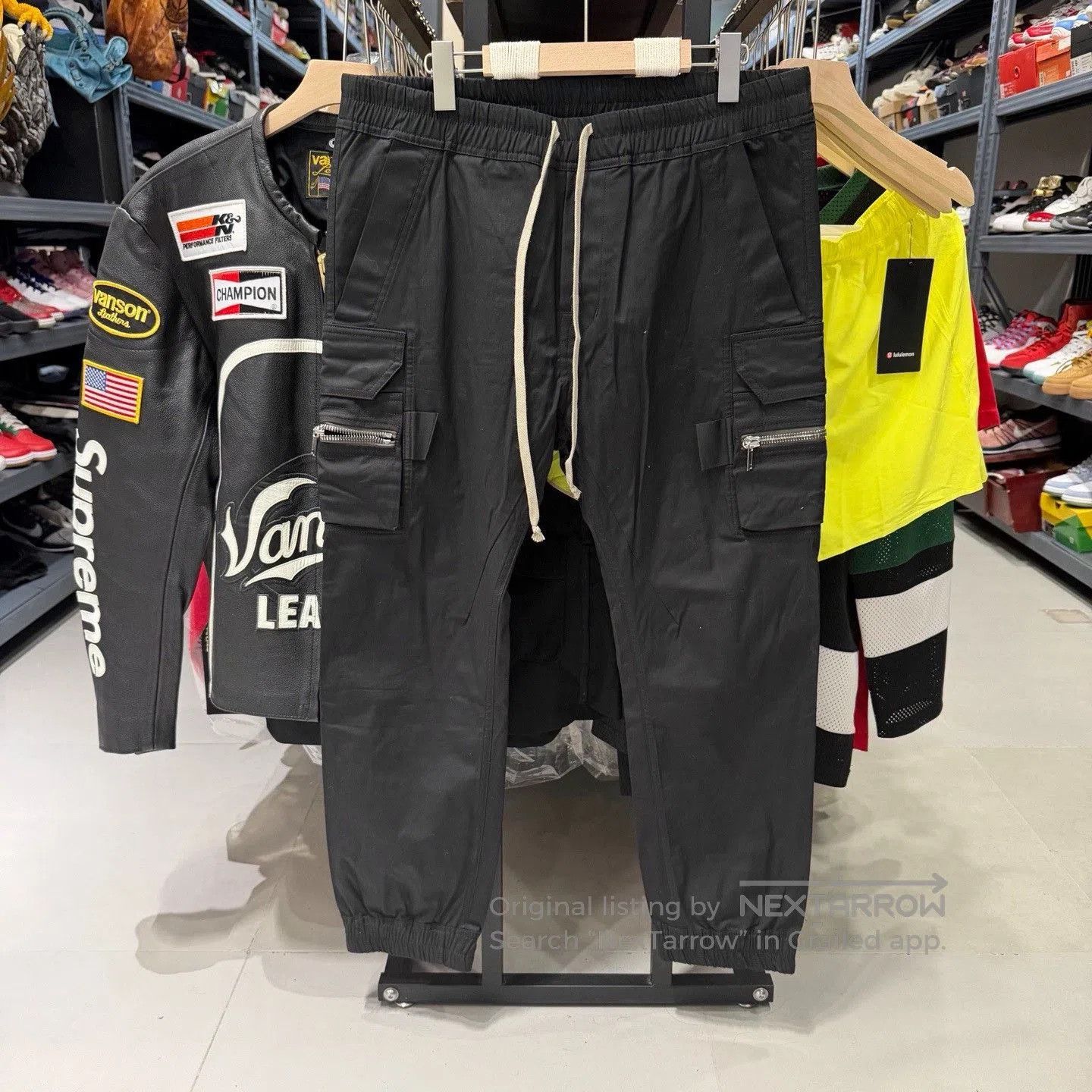 Rick Owens Rick Owens Men's Black Cargo Pants. Size US 40 / EU 56 - 5 Thumbnail
