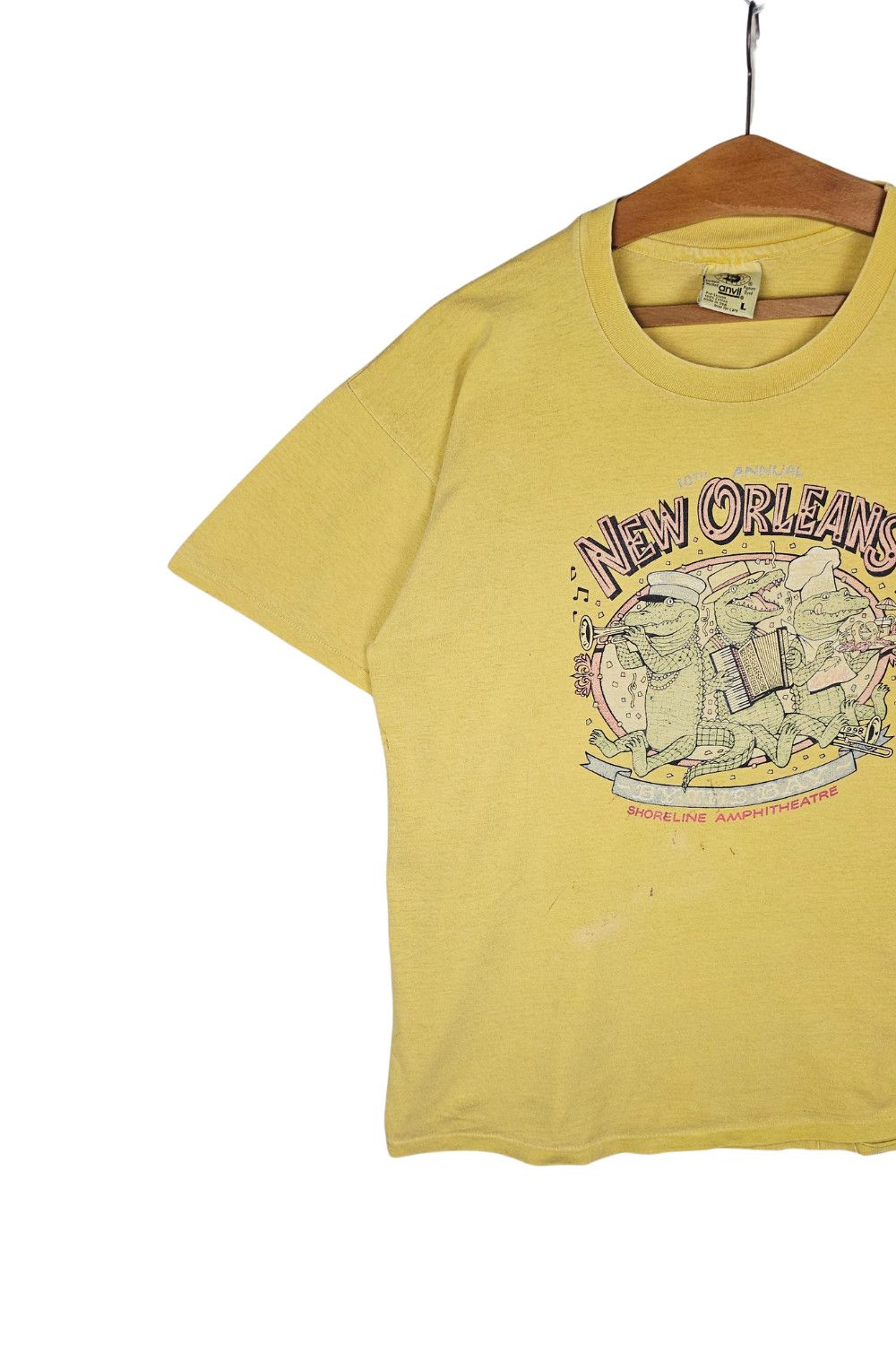 Anvil 1998 “New Orleans by the Bay” Festival Tee - Anvil - USA Size US L / EU 52-54 / 3 - 5 Thumbnail