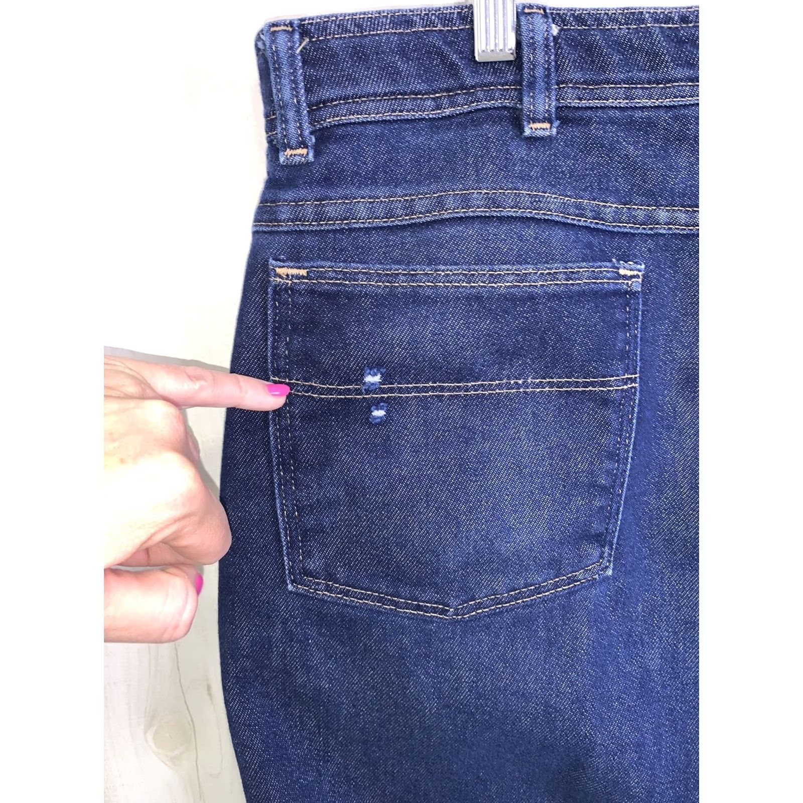 Wrangler VINTAGE Wrangler Jeans Indigo Wash Straight Mens 38x29 USA Made-11520 Size US 38 / EU 54 - 7 Thumbnail