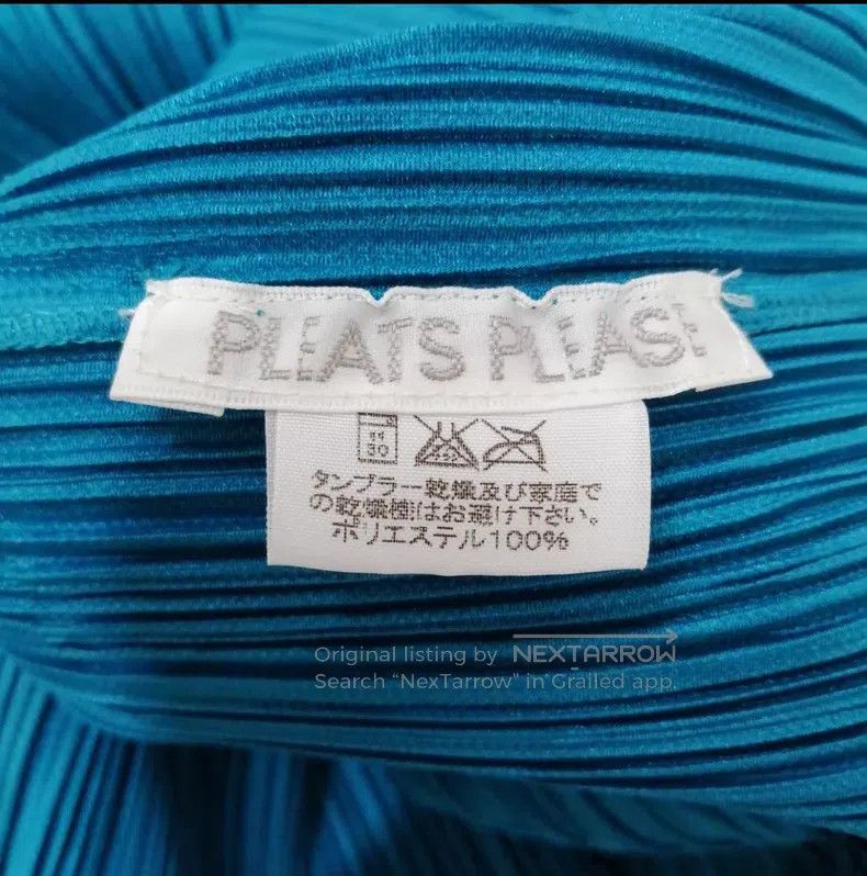 Issey Miyake Issey Miyake Peacock Blue Frog Button Mini Coat Size XL / US 12-14 / IT 48-50 - 4 Thumbnail