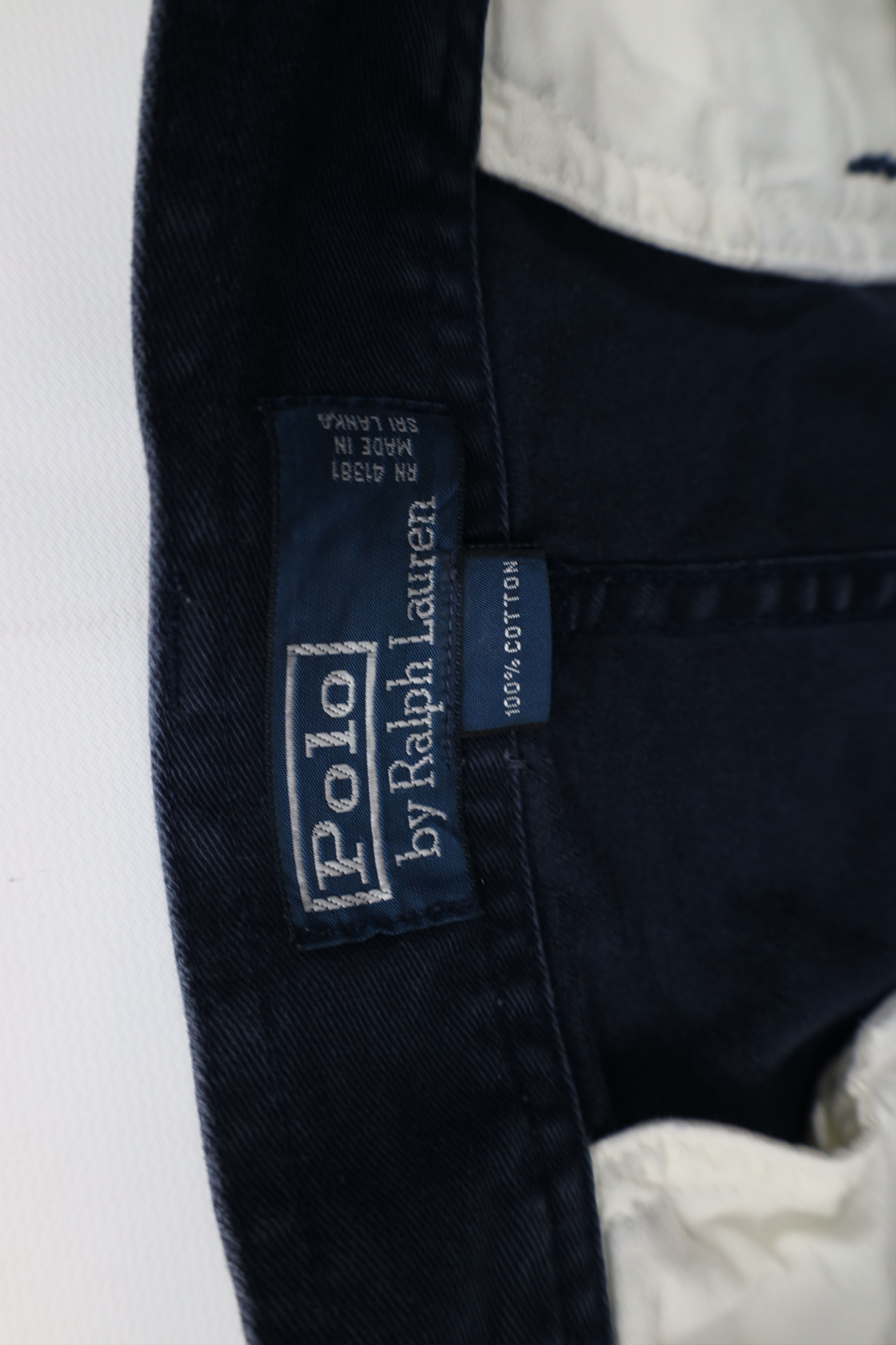 Ralph Lauren Vintage 90s Ralph Lauren Heavyweight Baggy Cargo Shorts Blue Size US 34 / EU 50 - 8 Thumbnail