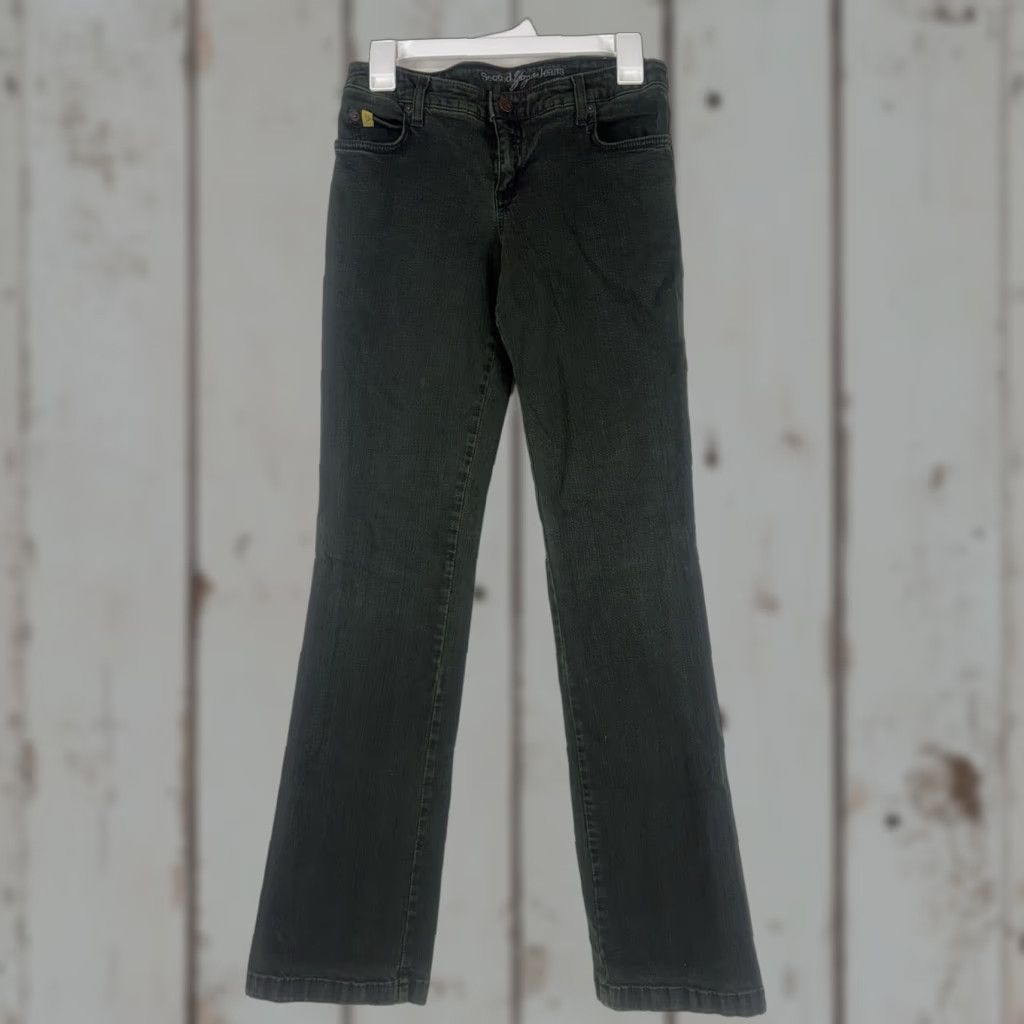 Vintage Second Yoga Jeans Green Wash Low Rise Bootcut Women’s Size 28 Denim Size 28" / US 6 / IT 42 - 1 Thumbnail