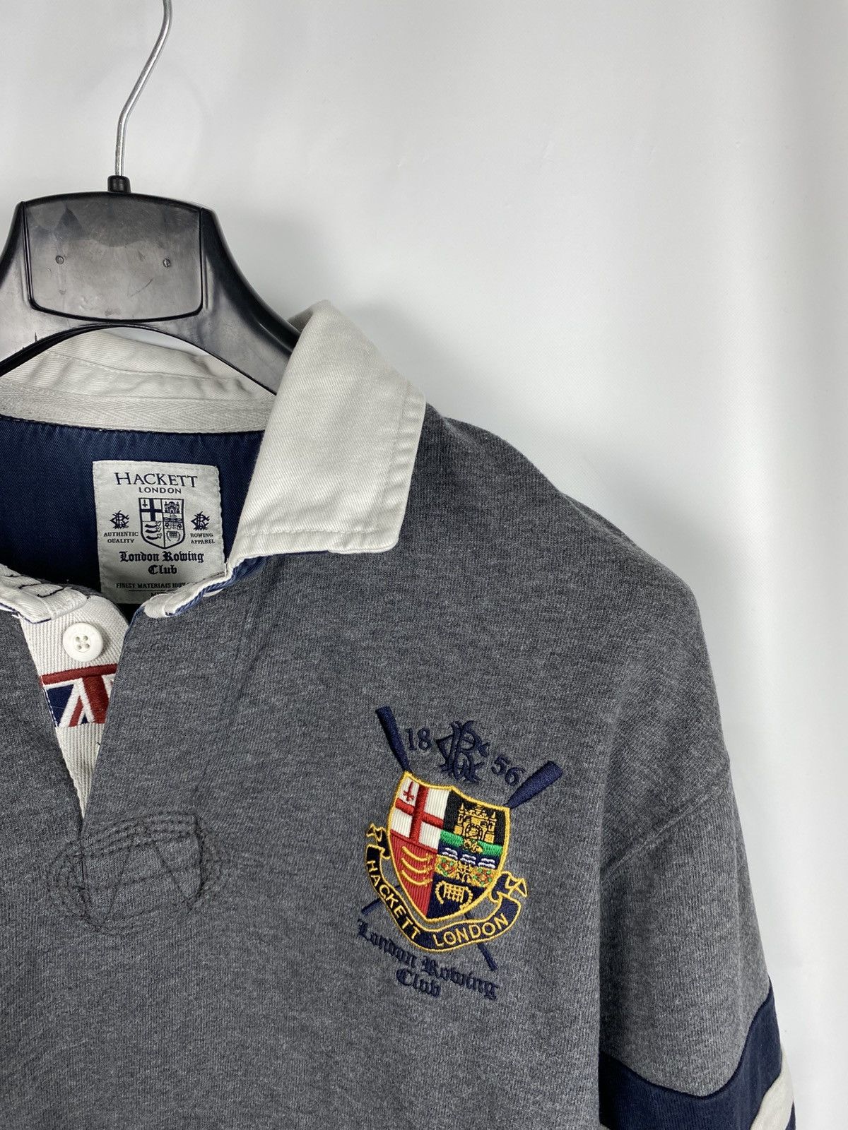 Hackett Hackett Collared Longsleeve Cotton Logos Men size M Size US M / EU 48-50 / 2 - 4 Thumbnail