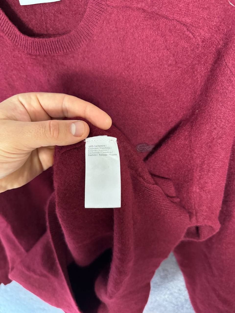 Lacoste Lacoste Sweater Men's Red Size S(6) 100% Cashmere Knit Crew Size US S / EU 44-46 / 1 - 12 Thumbnail