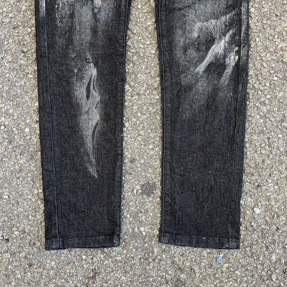 Hysteric Glamour Black Slim Fit Skinny Skull Scream Ghost Skeleton Jeans Size US 28 / EU 44 - 2 Thumbnail