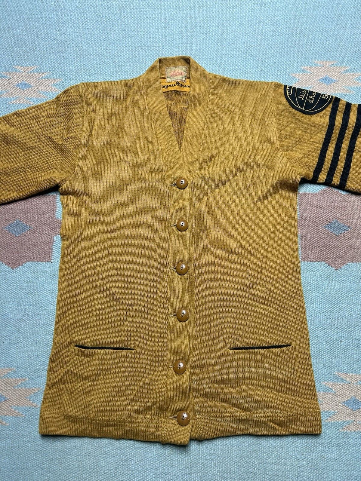 Vintage VTG 1950s wool cardigan sweater varsity letterman Missouri S Size US S / EU 44-46 / 1 - 2 Thumbnail