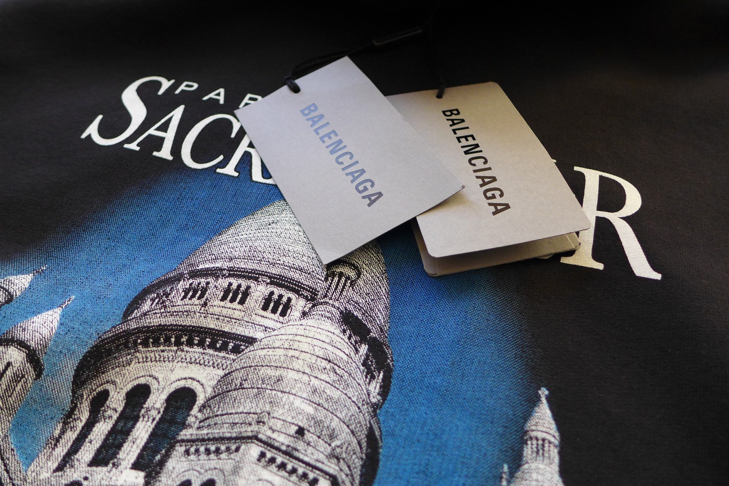 Balenciaga Balenciaga SS21 Sacré Coeur Hoodie - Black Cotton Size US M / EU 48-50 / 2 - 5 Thumbnail