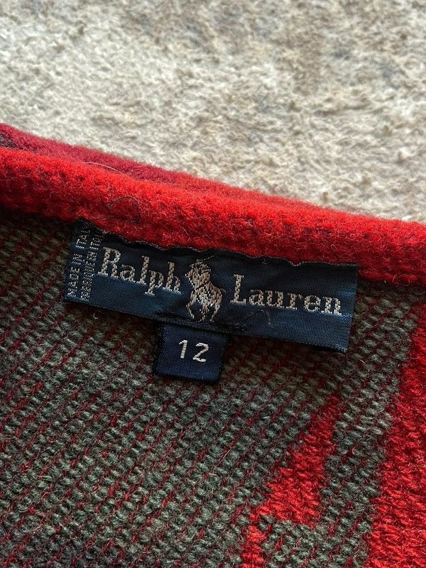Polo Ralph Lauren Polo Ralph Lauren Aztec Skirt Vintage 90s Wool Made in Italy Size 34" / US 12 / IT 48 - 3 Thumbnail