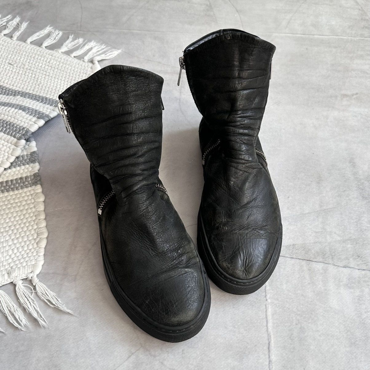 Dirk Bikkembergs Gothic Zipper Sneakers Inspired Guidi Cinzia Araia Vibe Size US 7 / IT 37 - 3 Thumbnail