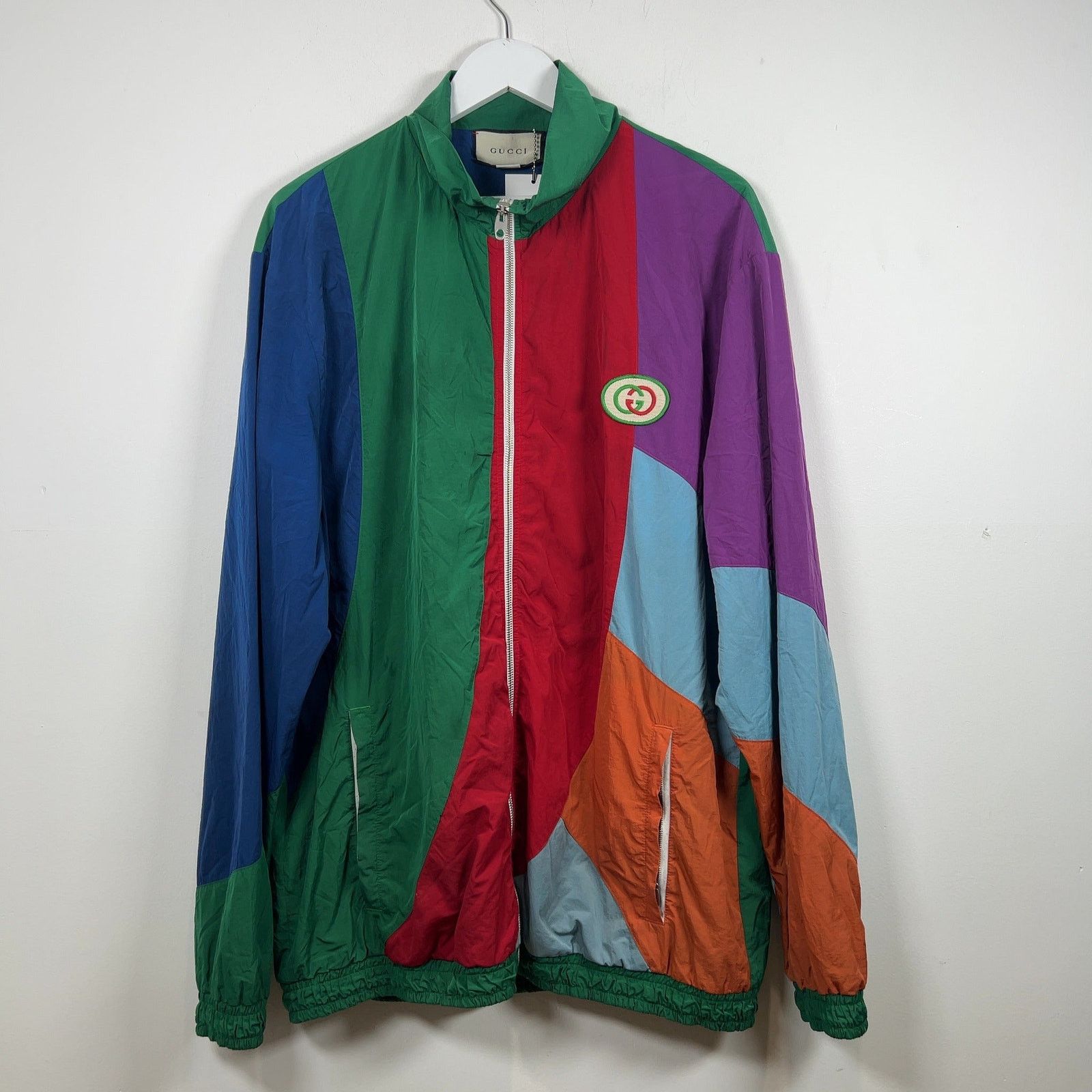 Gucci Gucci Colorblock Nylon Light Jacket Size US XL / EU 56 / 4 - 1 Thumbnail