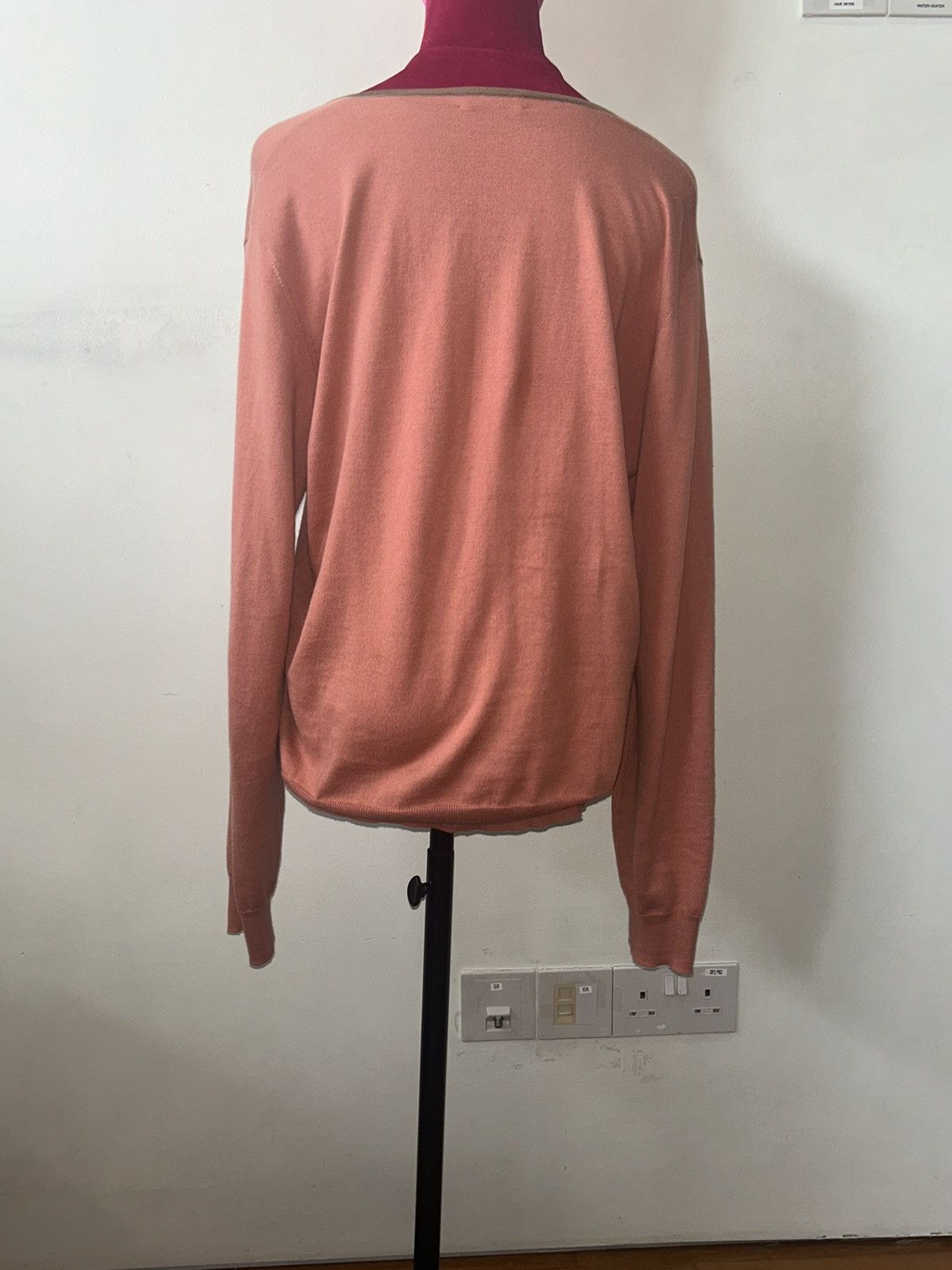 Dries Van Noten Pink tan dries cotton thin sweater Size M / US 6-8 / IT 42-44 - 4 Thumbnail