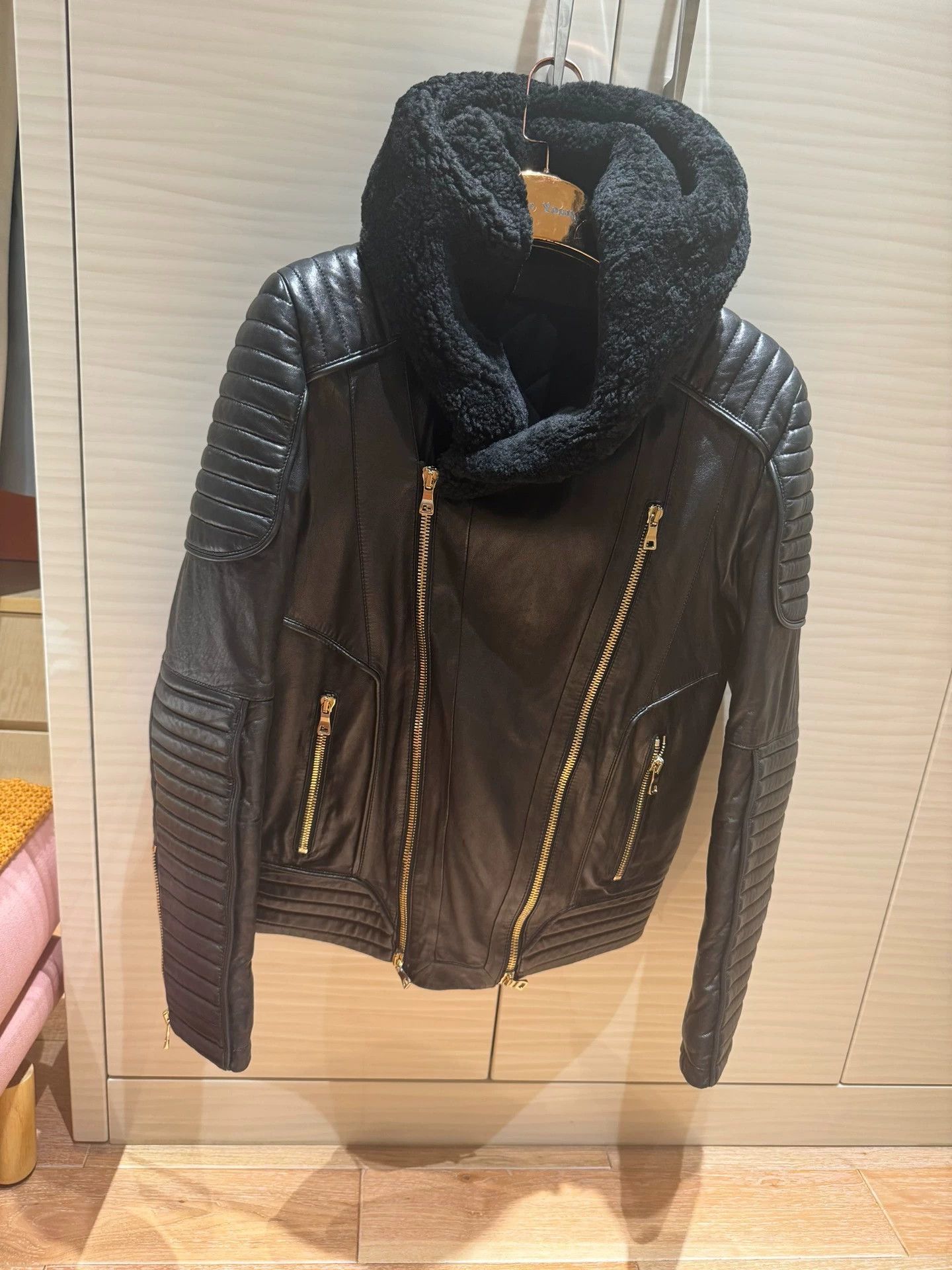 Balmain Fur Jacket | Grailed