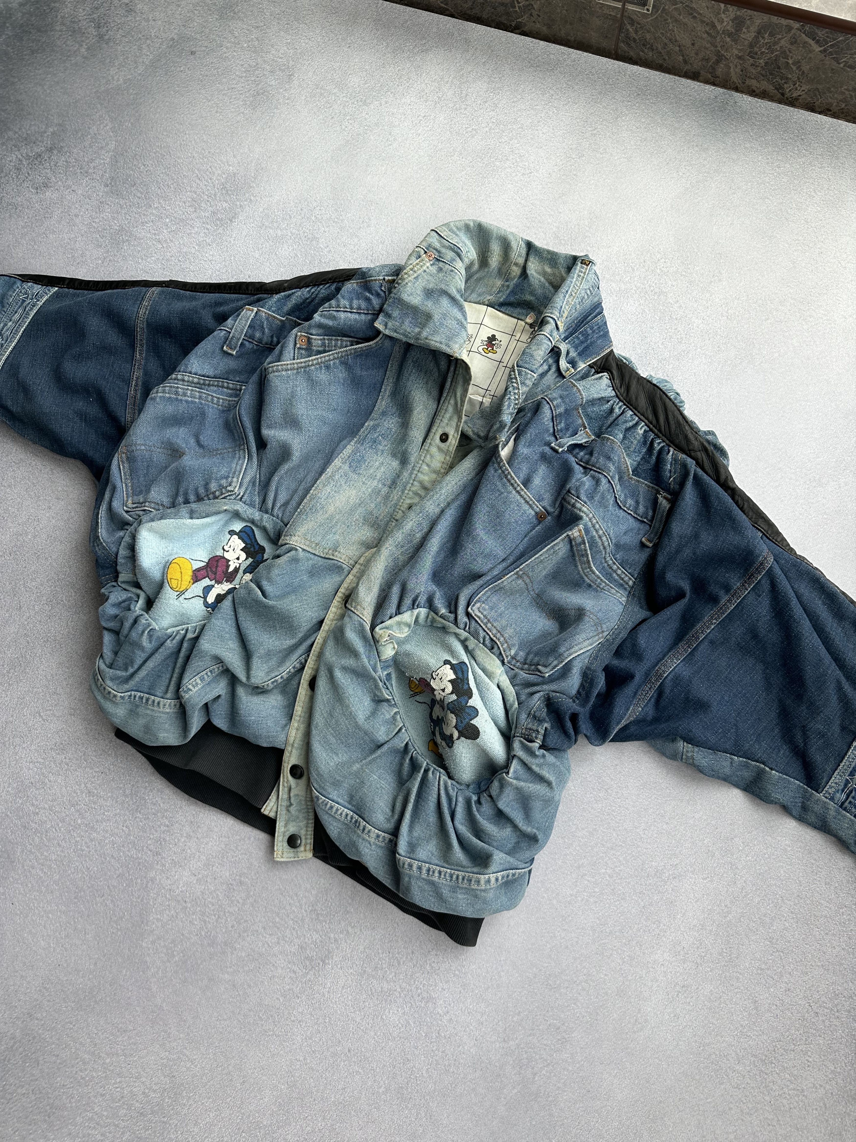 Disney × Undercover Disney DonaldDuck 90s PatchWork Levi’s Denim Handmade Jacket Size US L / EU 52-54 / 3 - 15 Thumbnail