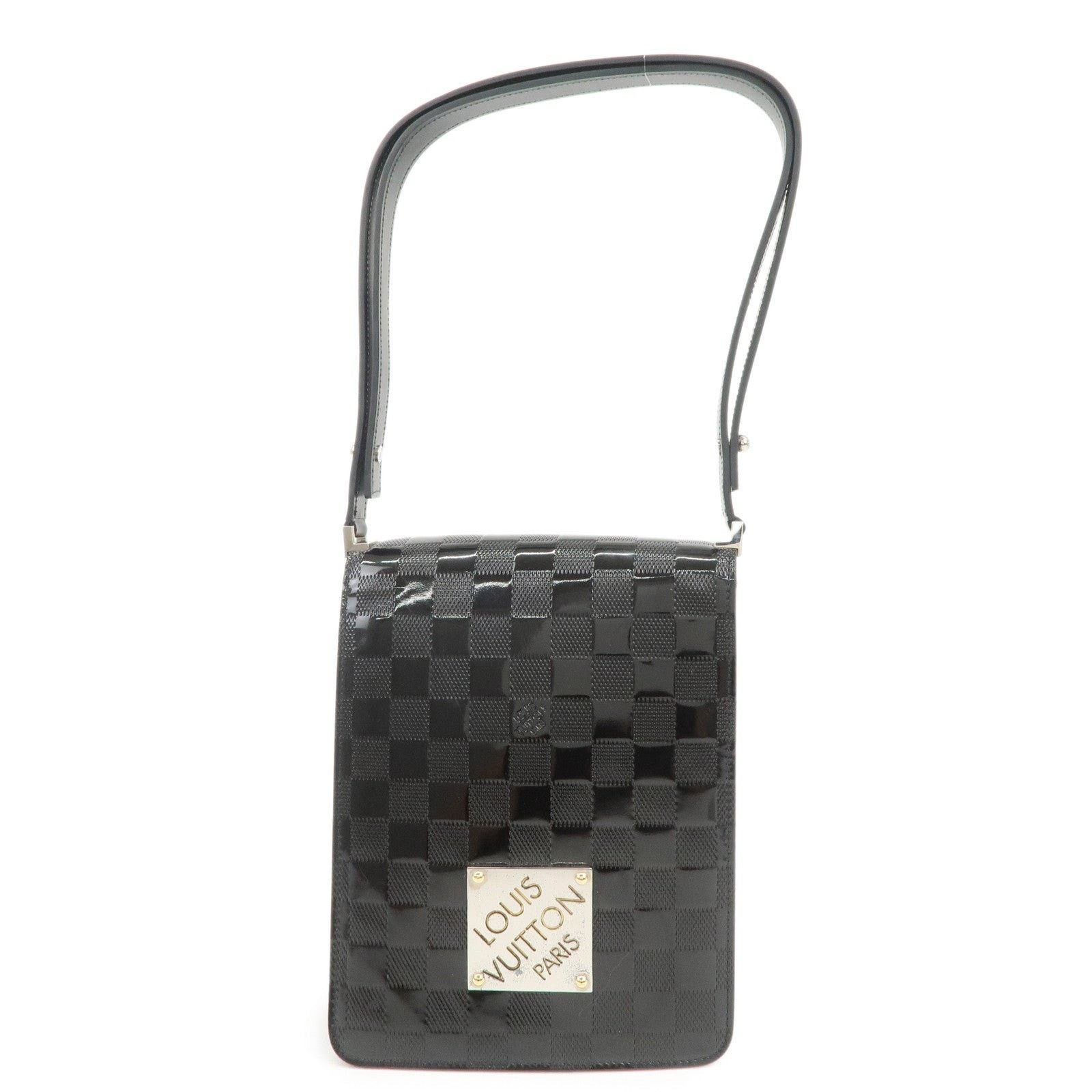Louis Vuitton Louis Vuitton Damier Vernis Club Shoulder Bag Patent Black Size ONE SIZE - 1 Thumbnail