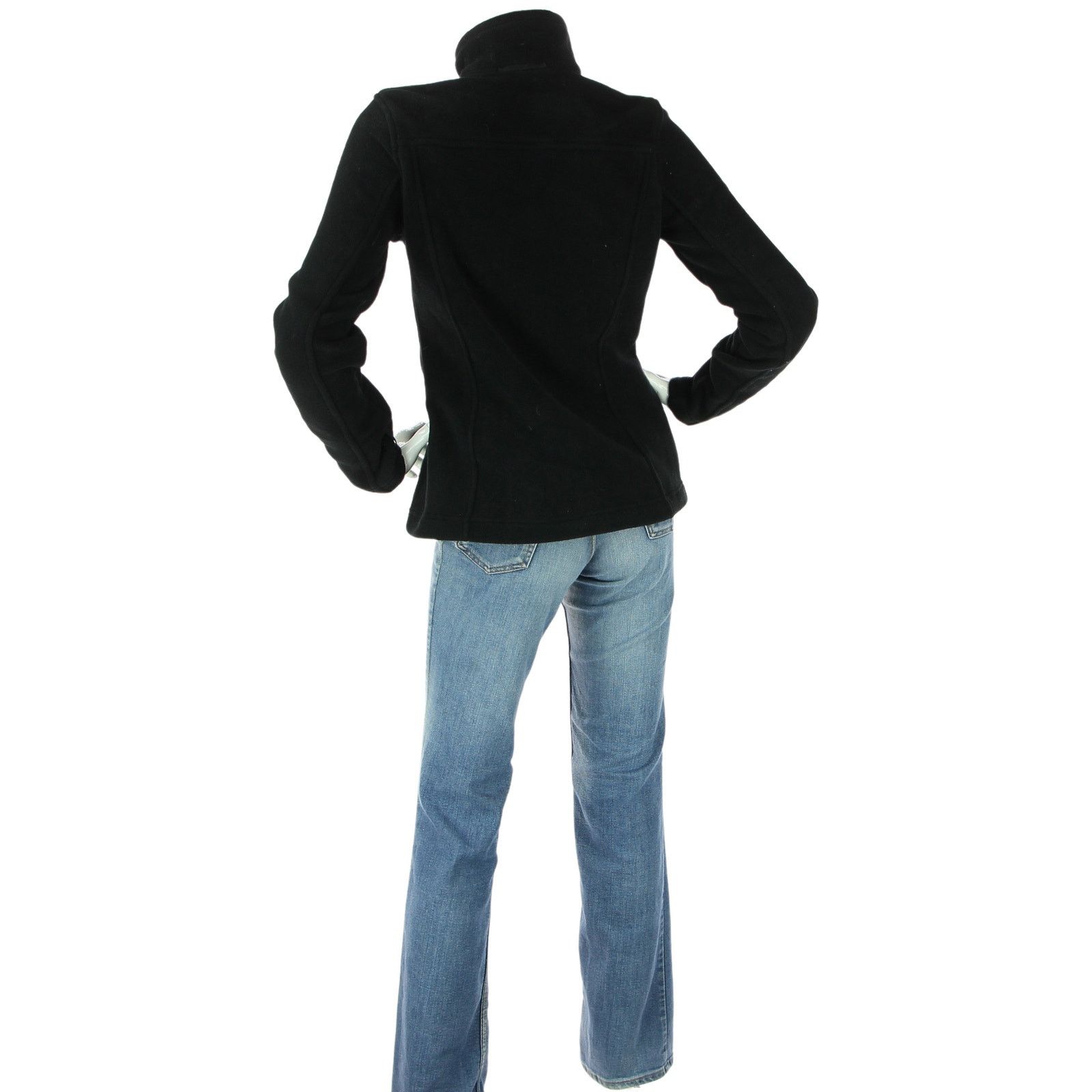 Eddie Bauer Eddie Bauer Polartec Black Fleece Cardigan Jacket Size S / US 4 / IT 40 - 3 Thumbnail