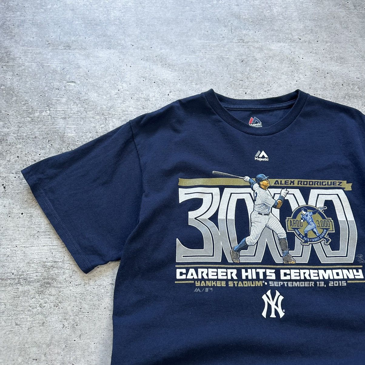New York Yankees Majestic NY Yankees Alex Rodriguez T-shirt Arod 3000 2015 Size US M / EU 48-50 / 2 - 2 Thumbnail