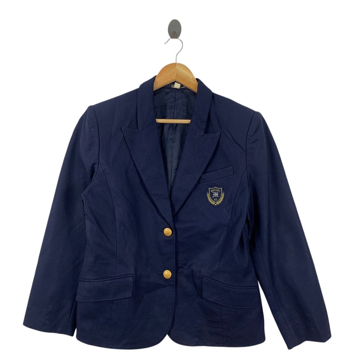 Hanae Mori Vintage HANAE MORI MEISEI Collection Gold Button Coat Blazer Size S / US 4 / IT 40 - 5 Thumbnail