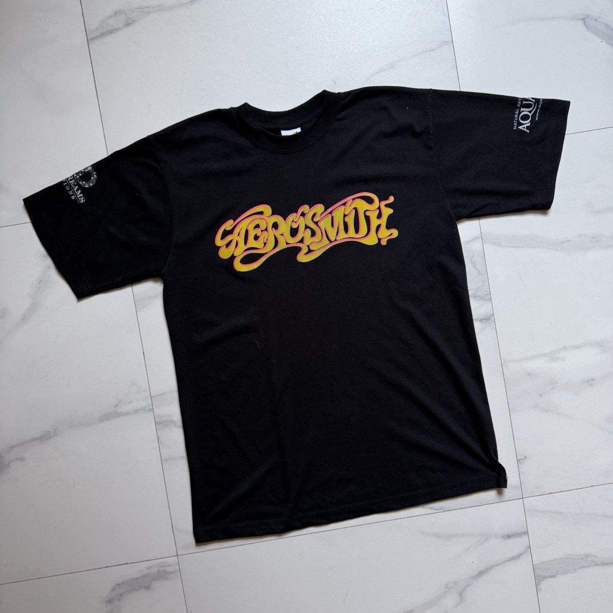 Aerosmith Rare! Vintage Aerosmith Live In Panama T-Shirt Size US M / EU 48-50 / 2 - 4 Thumbnail