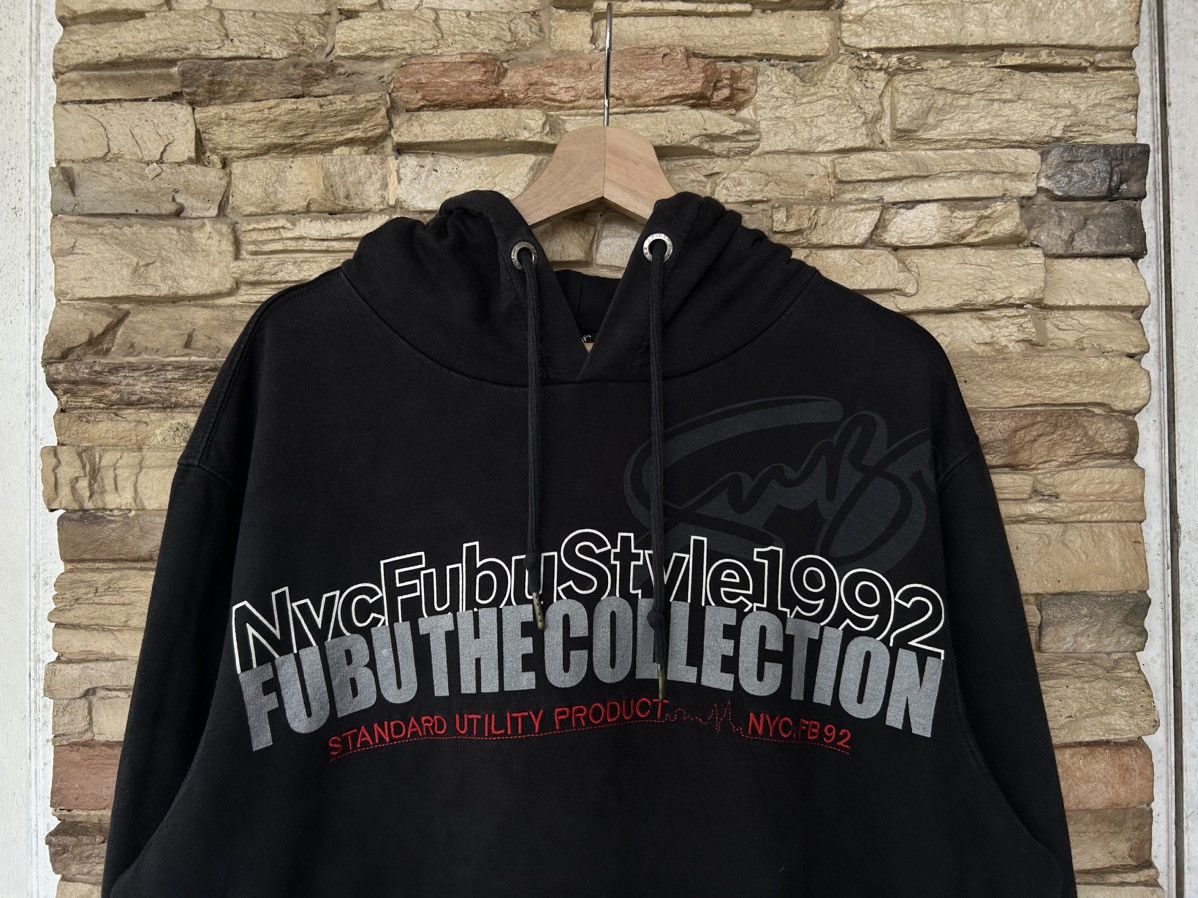 Fubu Vintage FUBU Collection Nyc Style 1992 Y2K Pullover Hoodie streetwear hiphop Size US XL / EU 56 / 4 - 4 Thumbnail