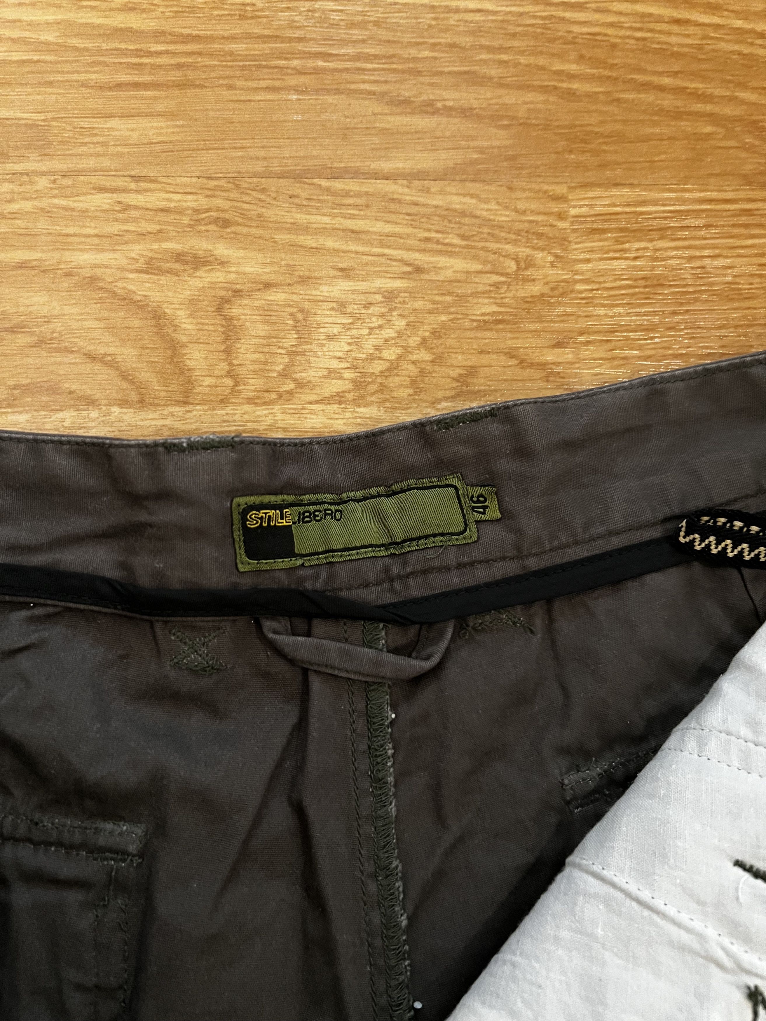 Vintage Vintage Cargo Pants Hunter Green Size US 31 - 9 Thumbnail